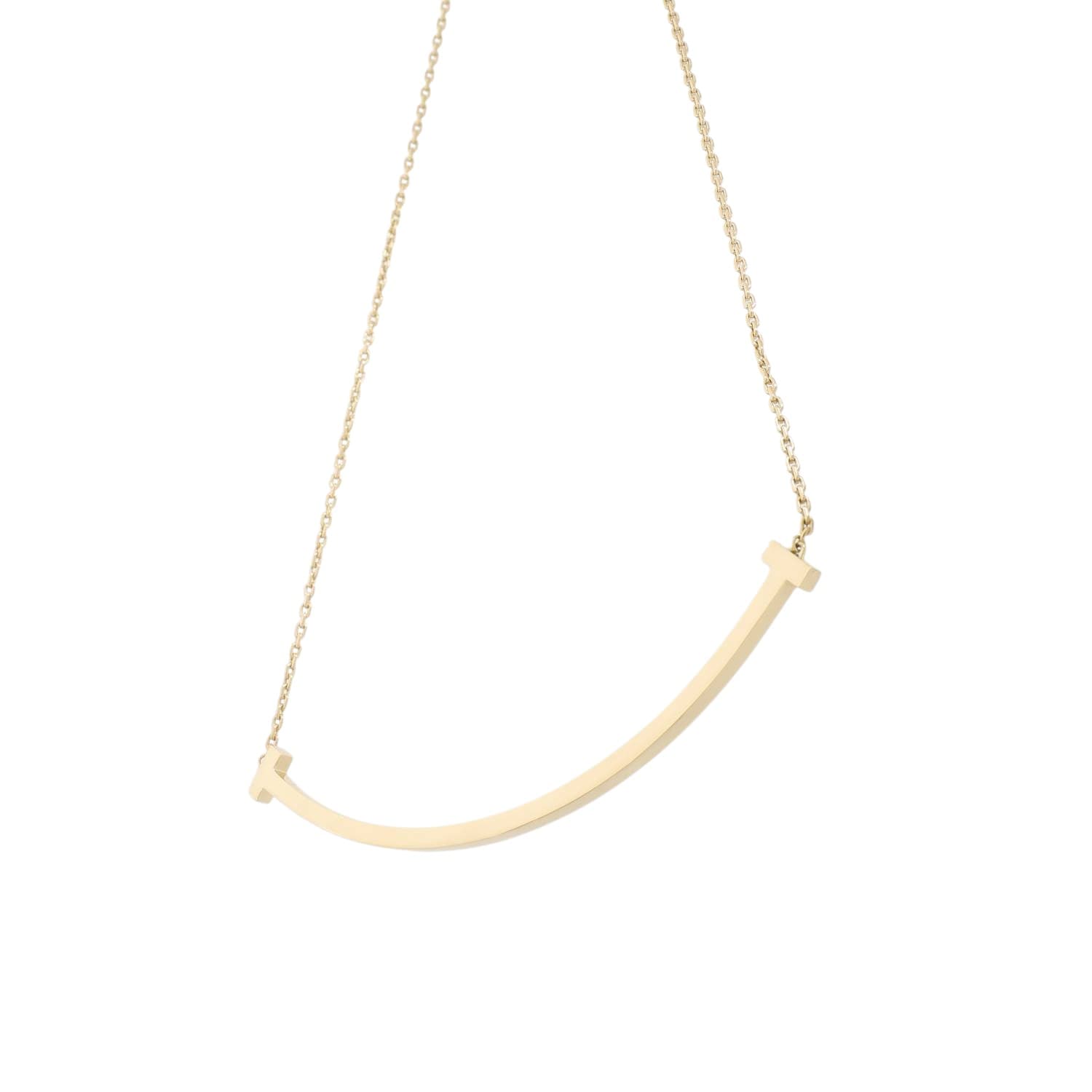 T30014 | [中古]ティファニー Tスマイル ネックレス エクストララージ