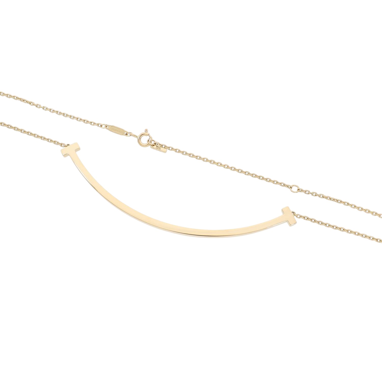 T30014 | [中古]ティファニー Tスマイル ネックレス エクストララージ