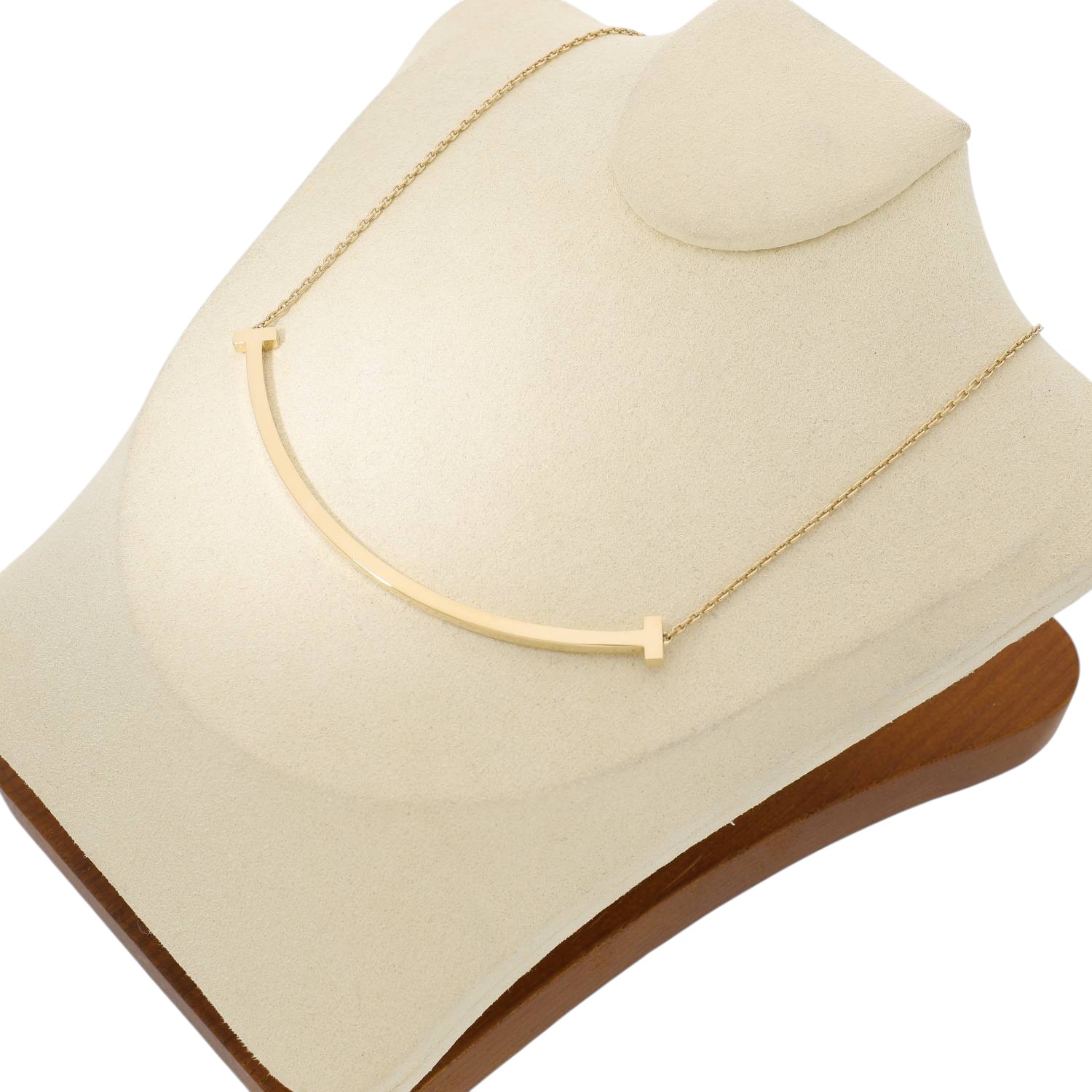 T30014 | [中古]ティファニー Tスマイル ネックレス エクストララージ