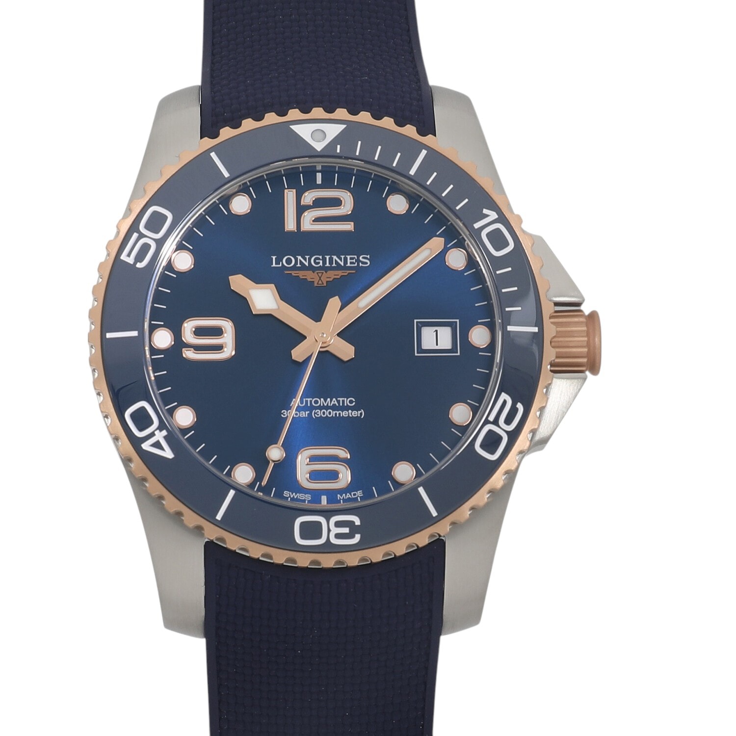 新品]ロンジン ハイドロ コンクエスト L3.781.3.98.9 ブルー メンズ