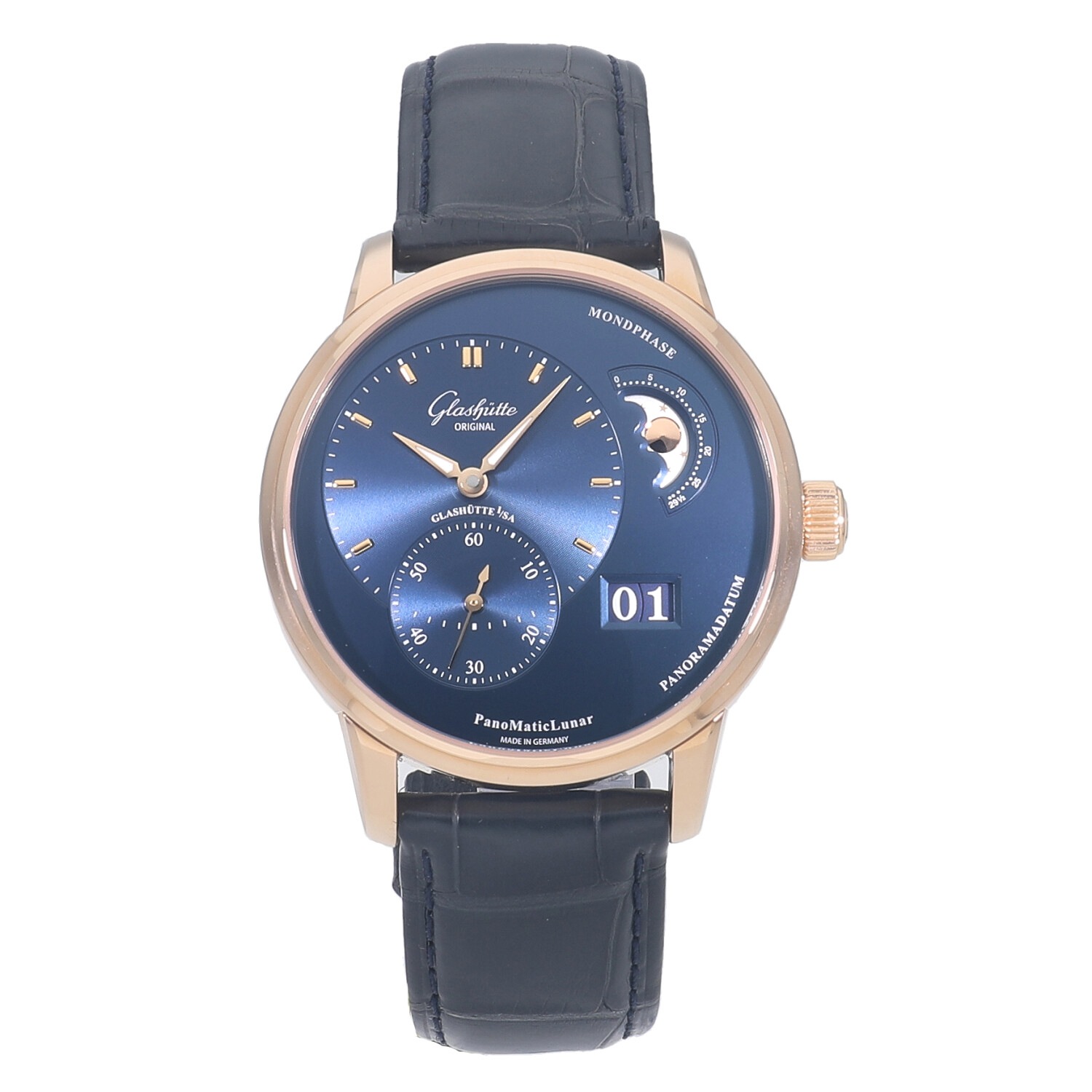 G4322 | [新品]グラスヒュッテオリジナル パノマティック ルナ ブルー