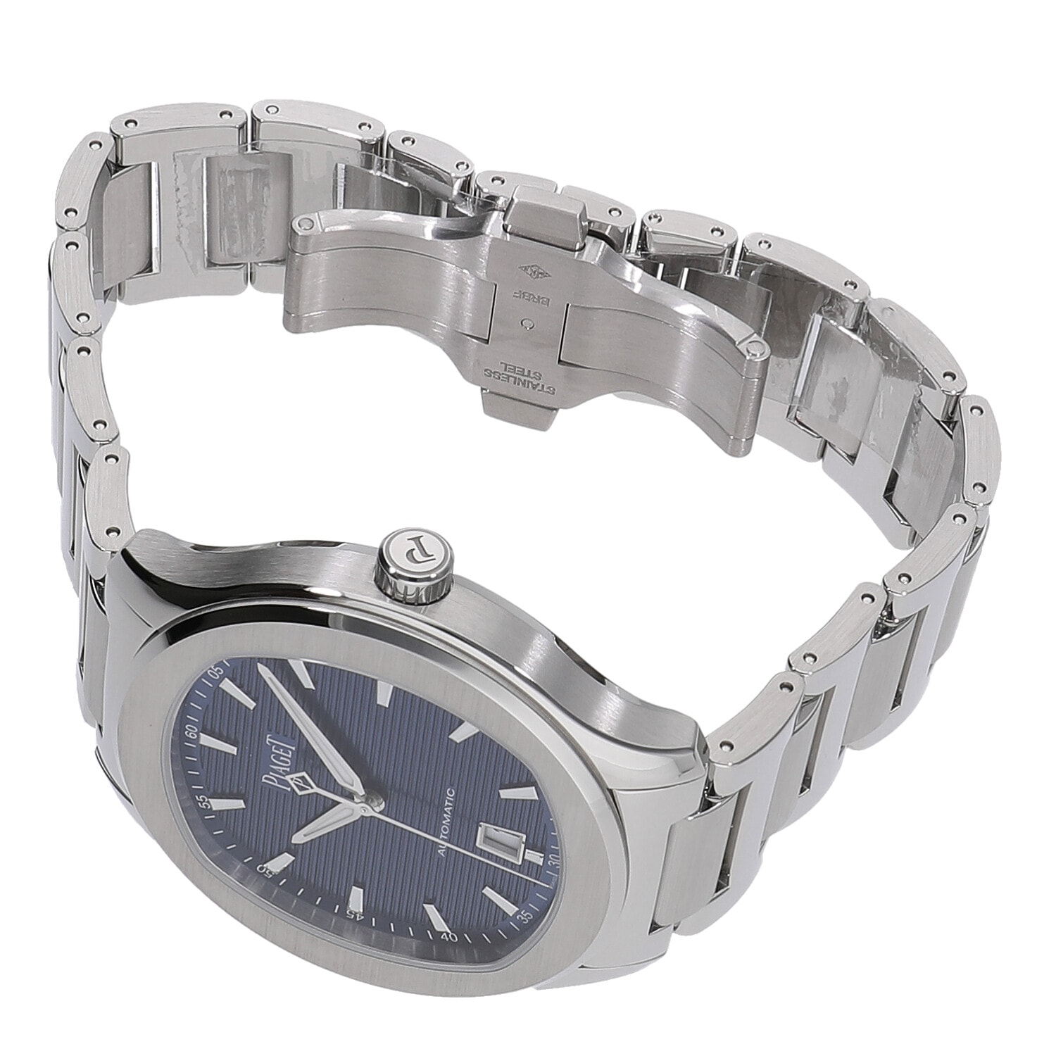 P5222 | [中古]ピアジェ ポロ S ブルー G0A41002 メンズ | 中野の  