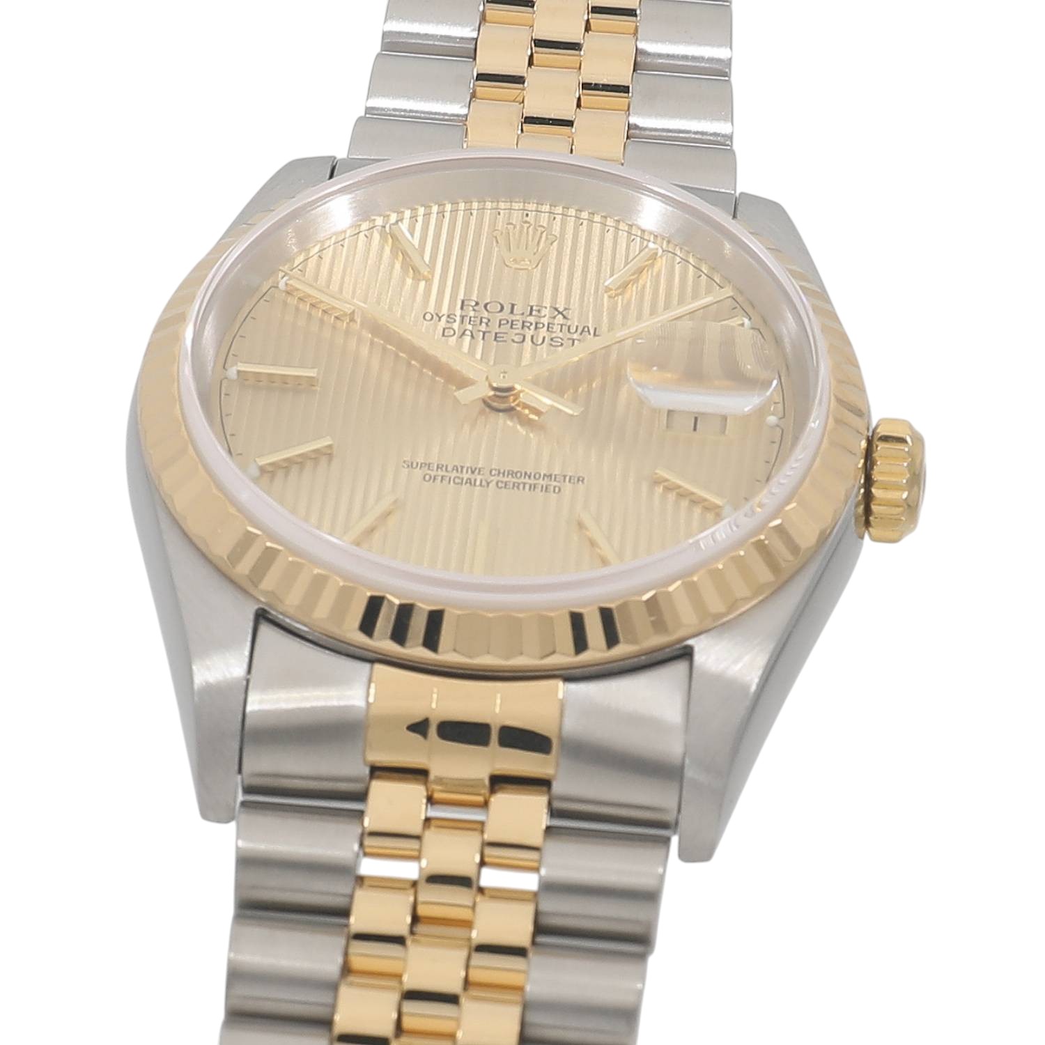 R10424 | [中古]ロレックス デイトジャスト 16233 K番 シャンパン