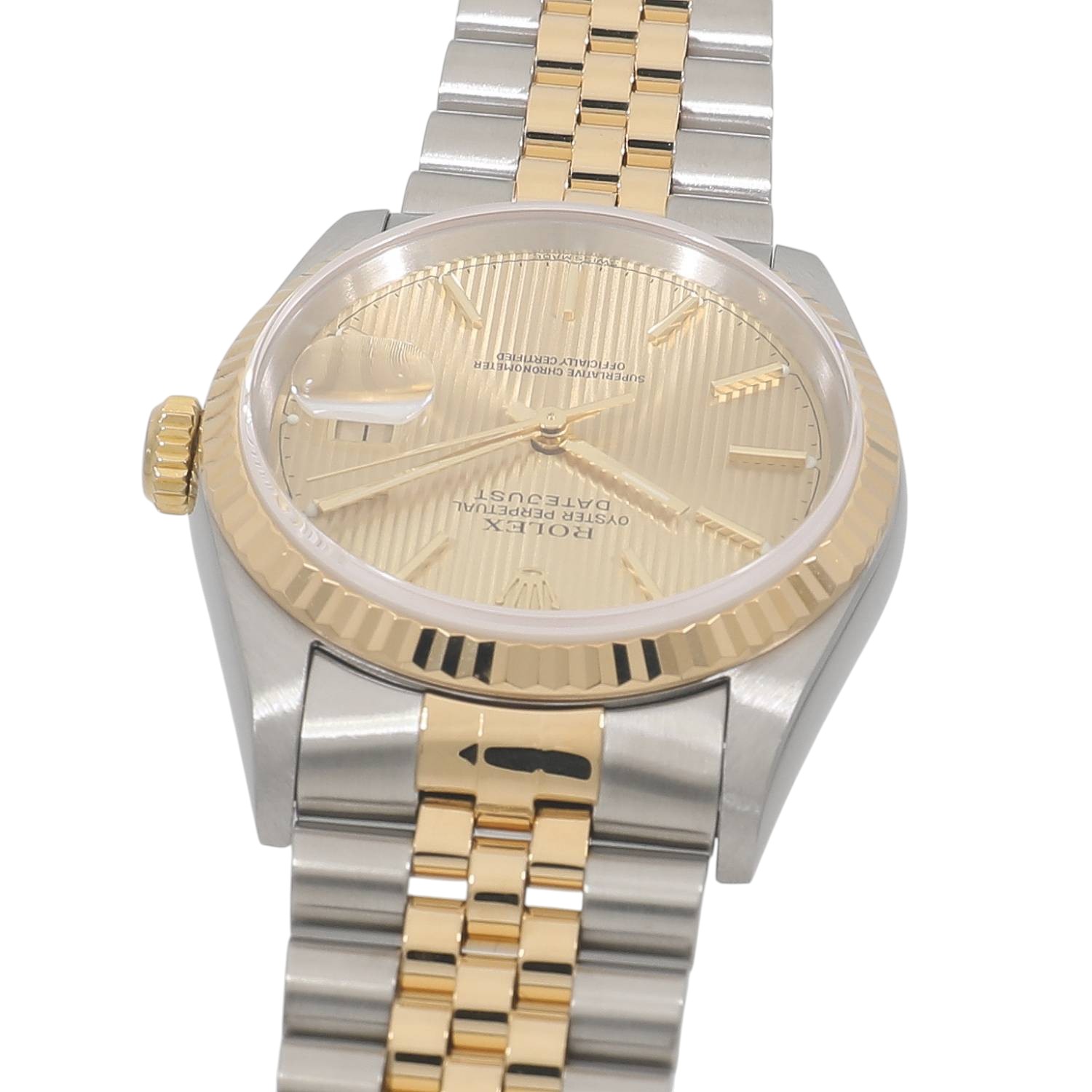 R10424 | [中古]ロレックス デイトジャスト 16233 K番 シャンパン