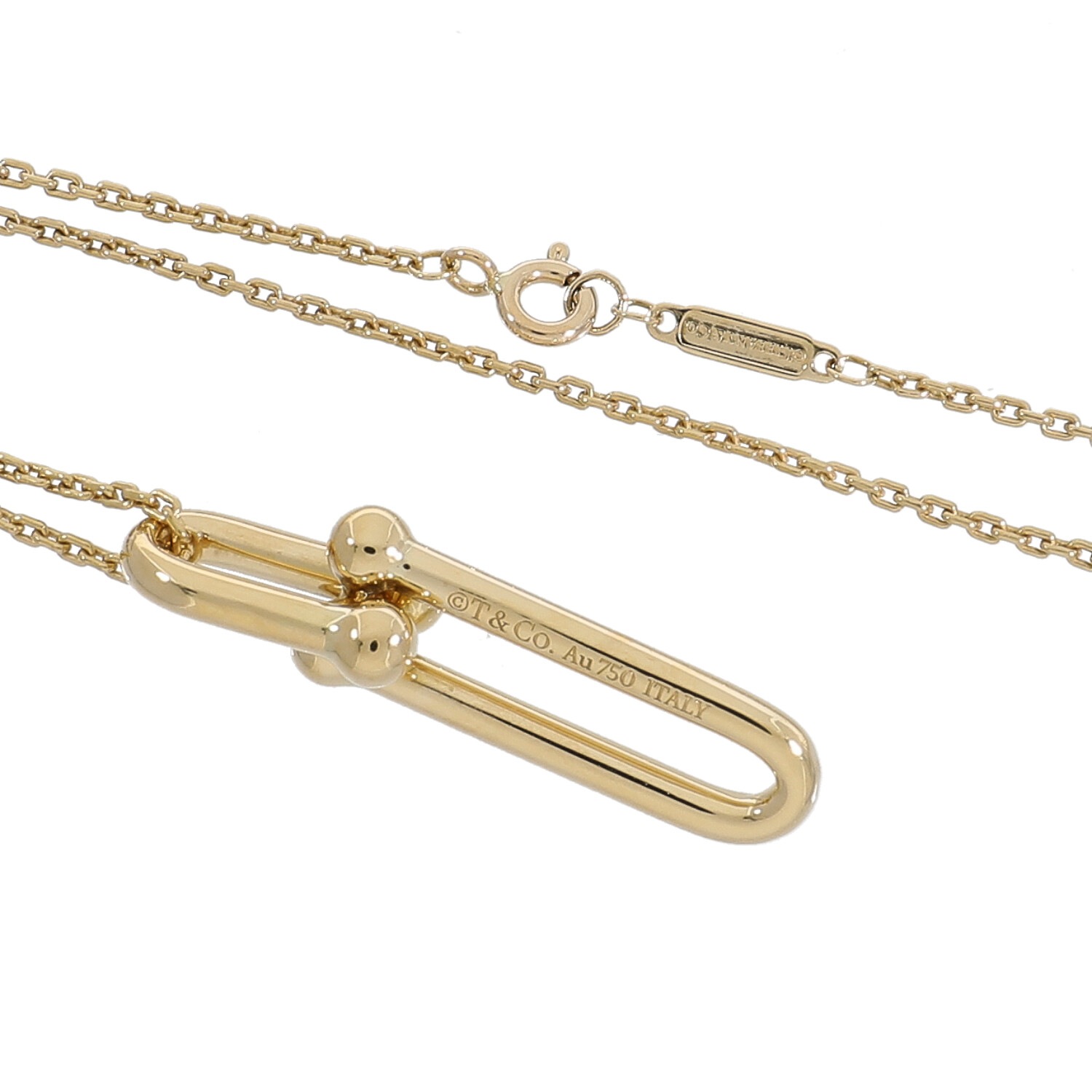 ティファニー ハードウェア スモール リンク ネックレス 18インチ 中古 TIFFANY&Co. ティファニー ハードウェア スモールリンク