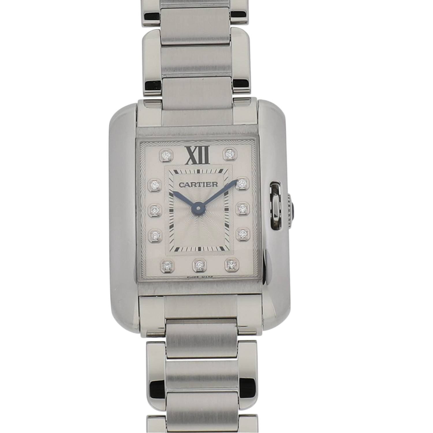 C11351 | [中古]カルティエ タンク アングレーズ ウォッチ SM W4TA0003 