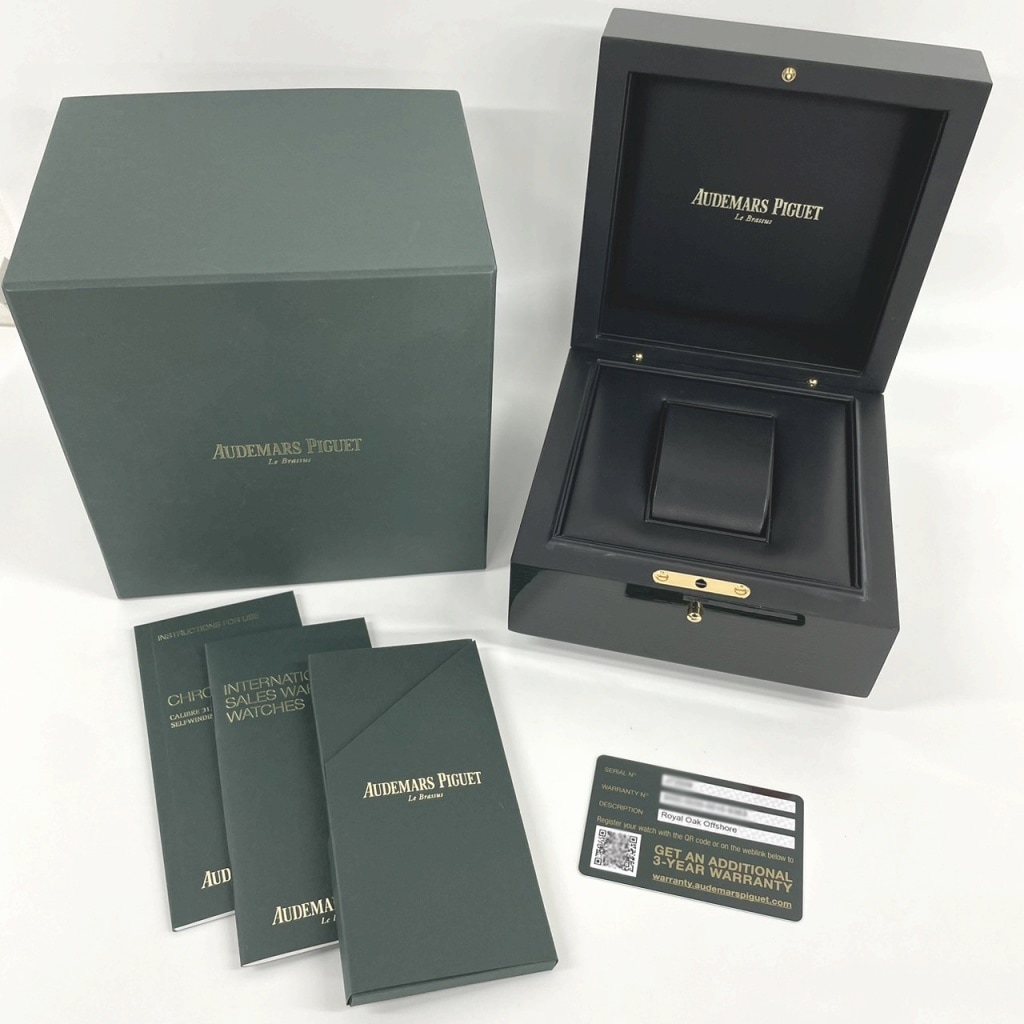 ⭐️正規品オーデマピゲ ロイヤルオーク オフショア クロノグラフ箱 中古 ♪ 楽天市場】オーデマピゲ ロイヤルオーク クロノグラフ 中古