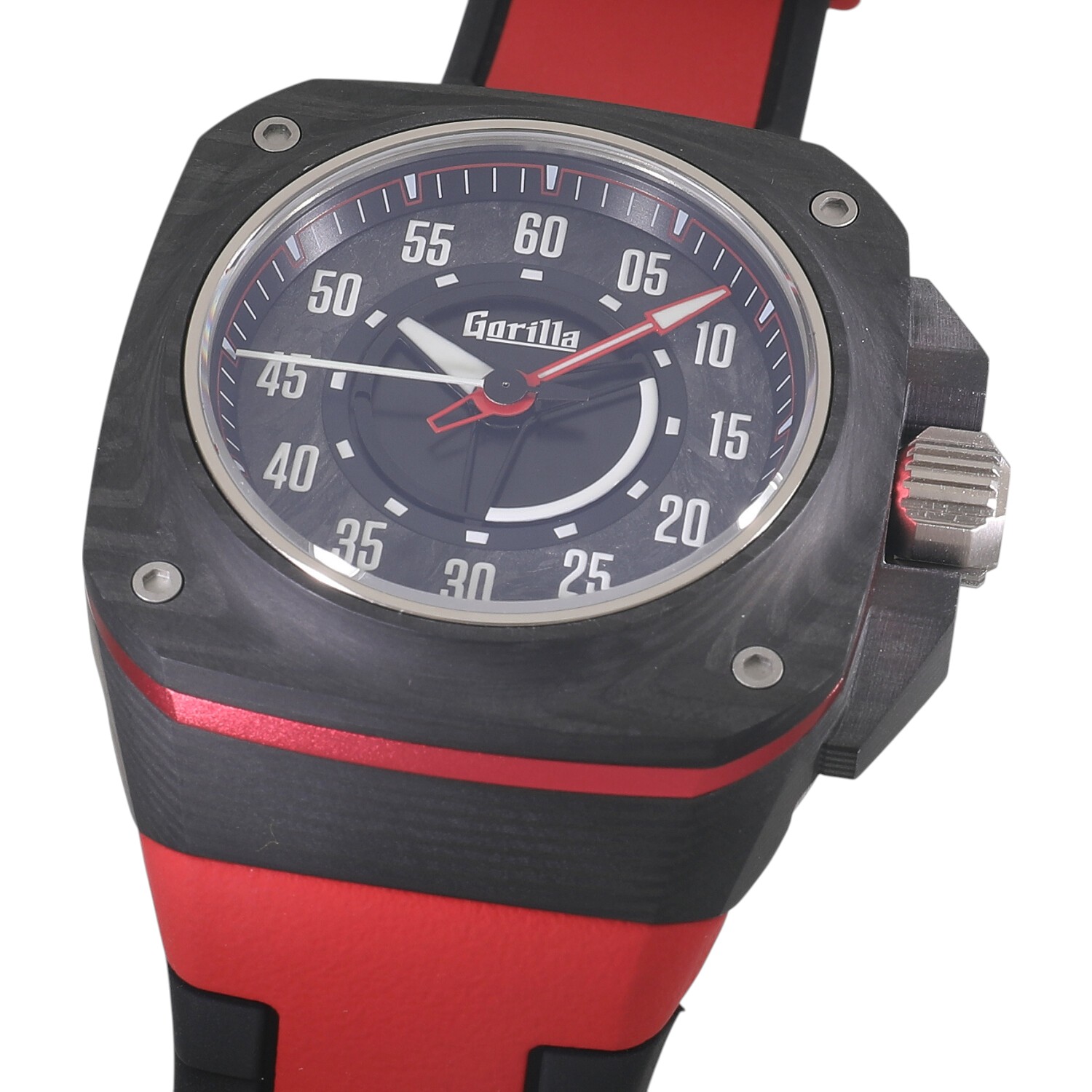 G10126 | [未使用]ゴリラ ウォッチ ファストバック カーボン レガシー