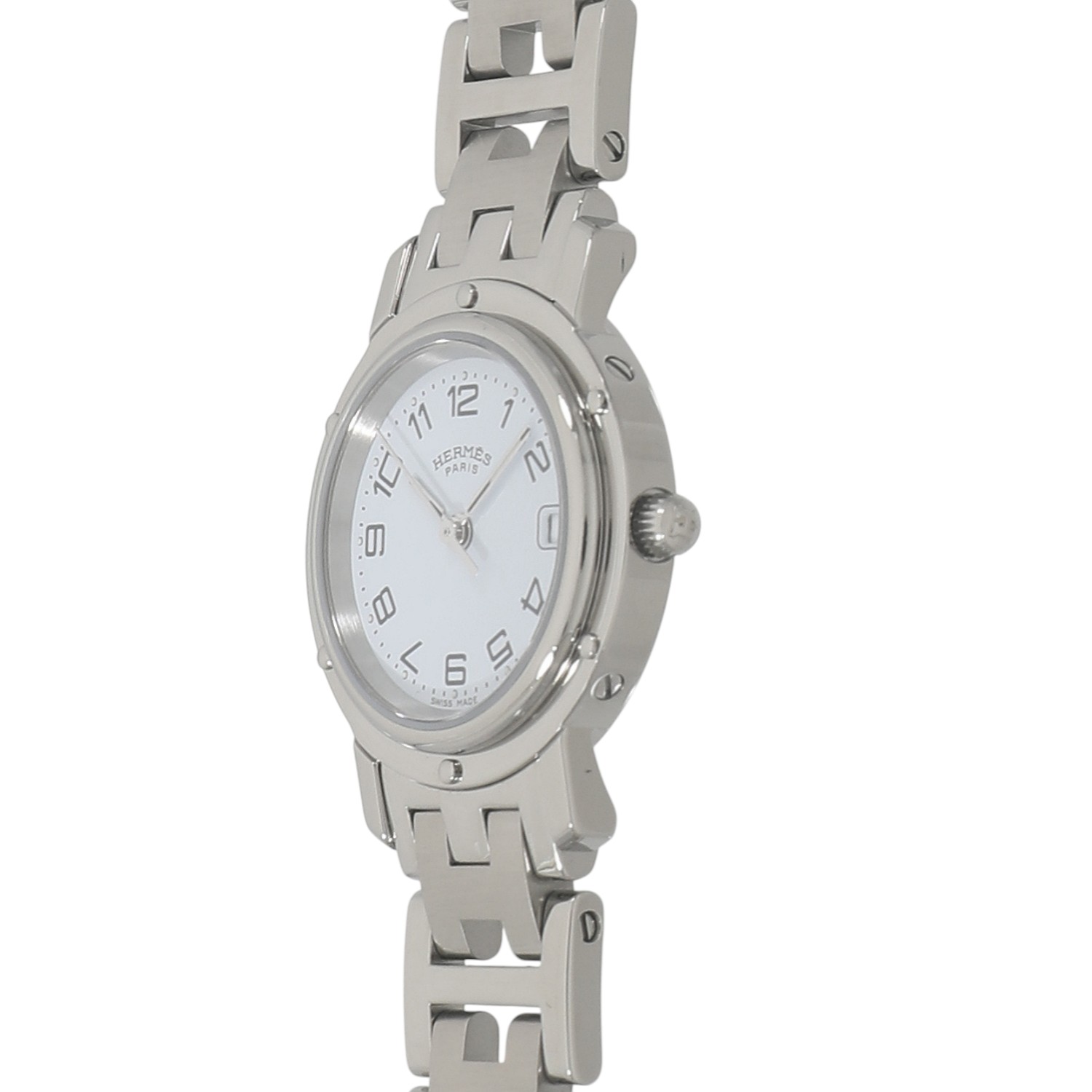 HERMES　CL4.210　WhiteDial　エルメス　クリッパー　060 HERMES】ヴィンテージ エルメス クリッパー CL4.210 クォーツ