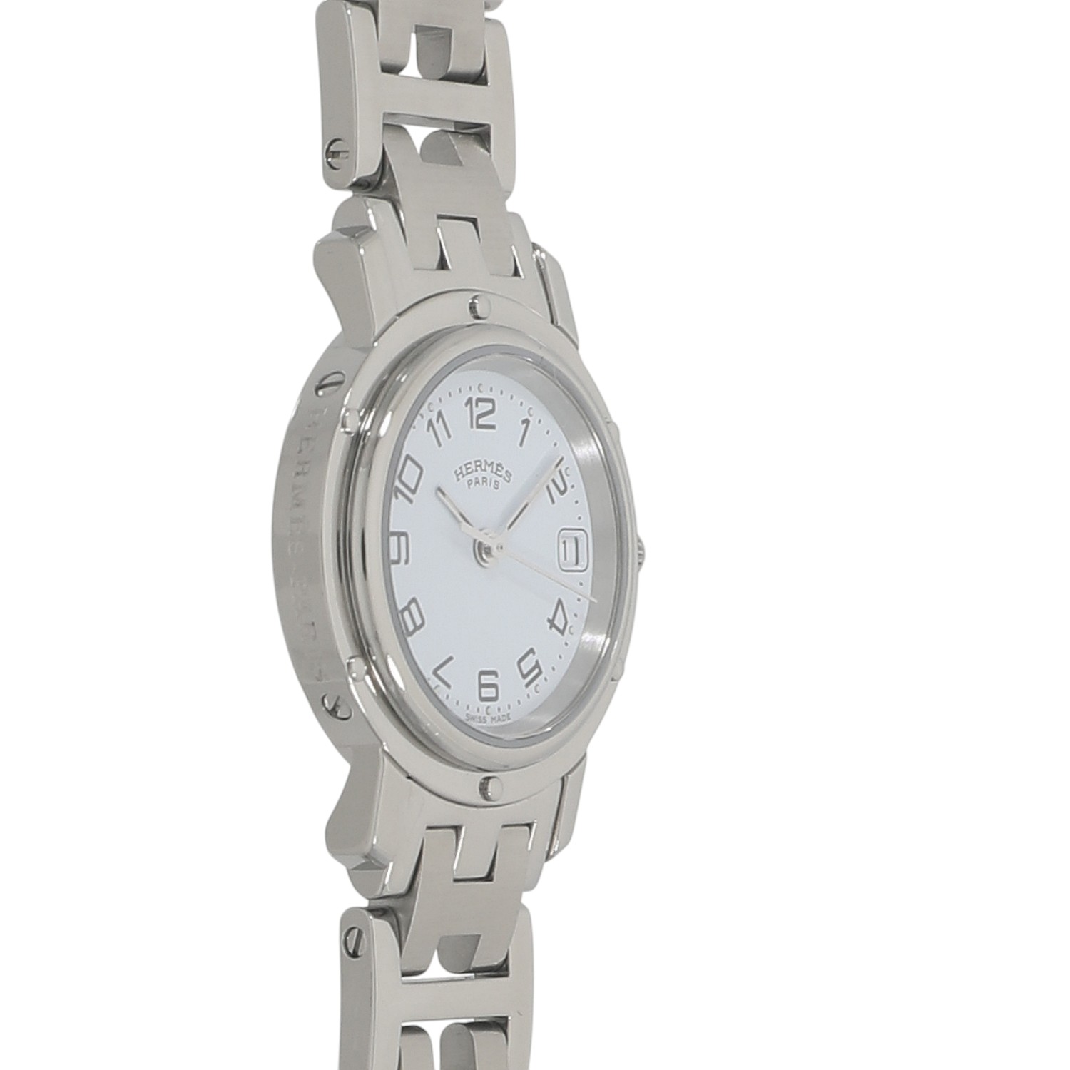 H10226 | [中古]エルメス クリッパー CL4.210 ホワイト