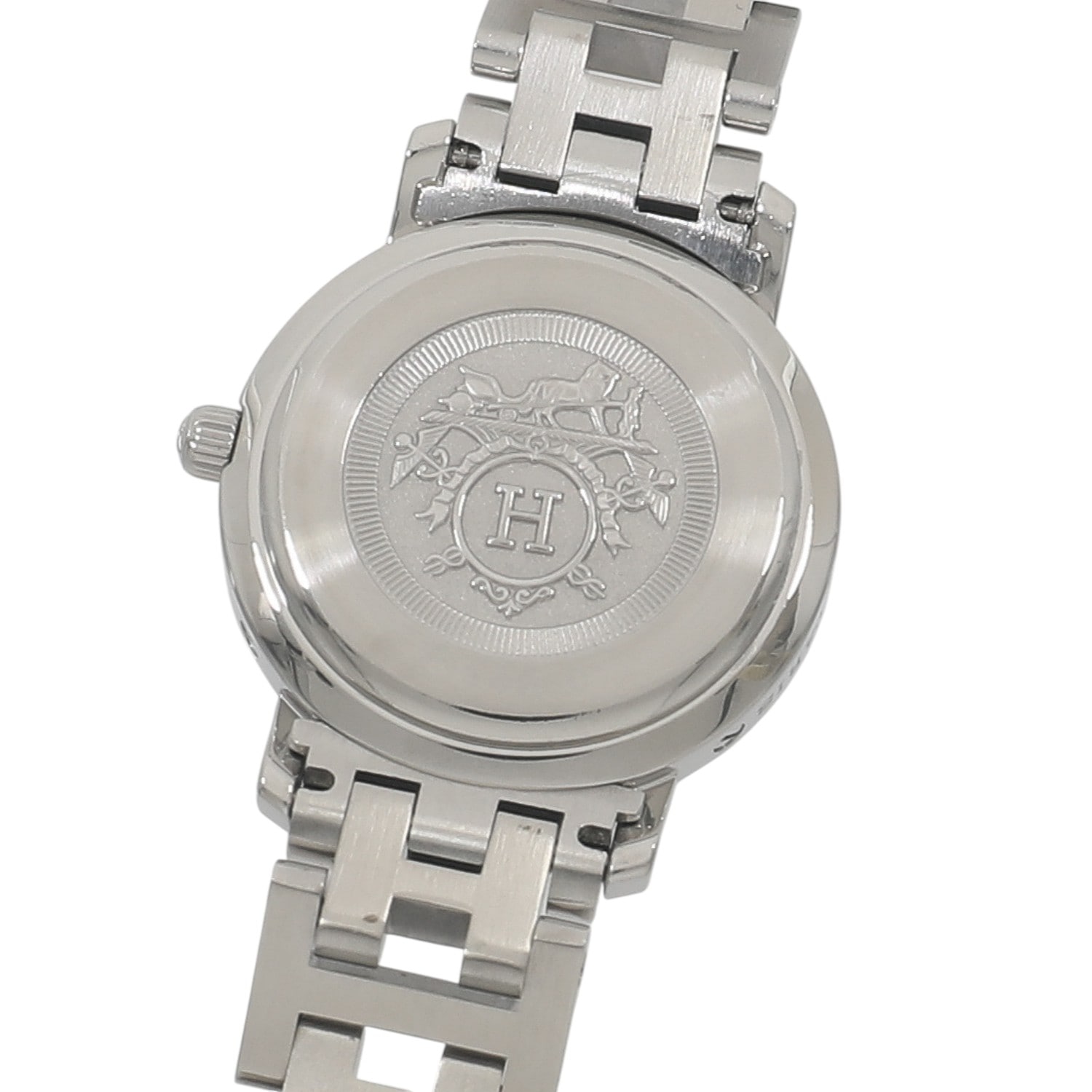 H10226 | [中古]エルメス クリッパー CL4.210 ホワイト
