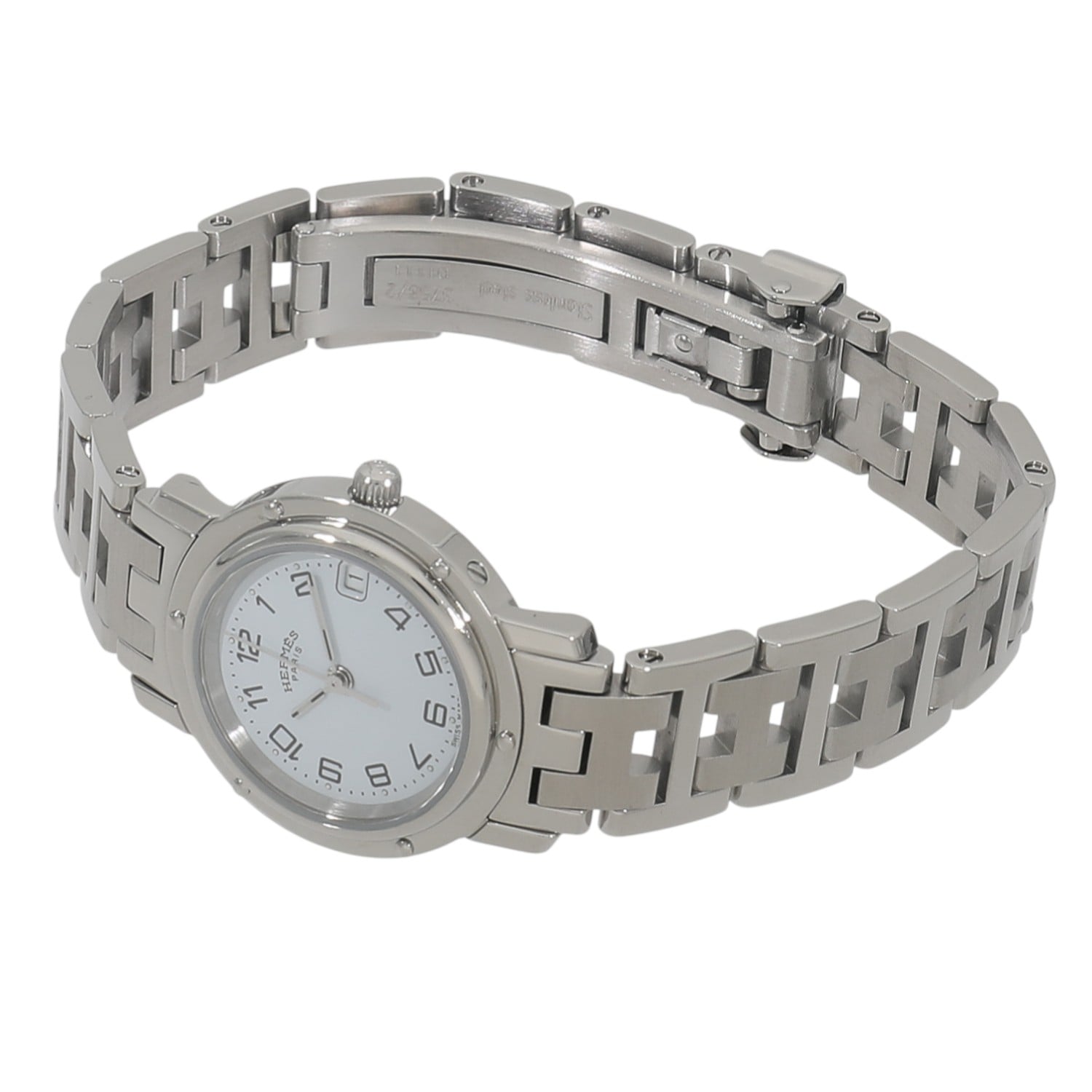 HERMES　CL4.210　WhiteDial　エルメス　クリッパー　060 HERMES Hermes Clipper Watch Stainless steel CL4.210 Quartz