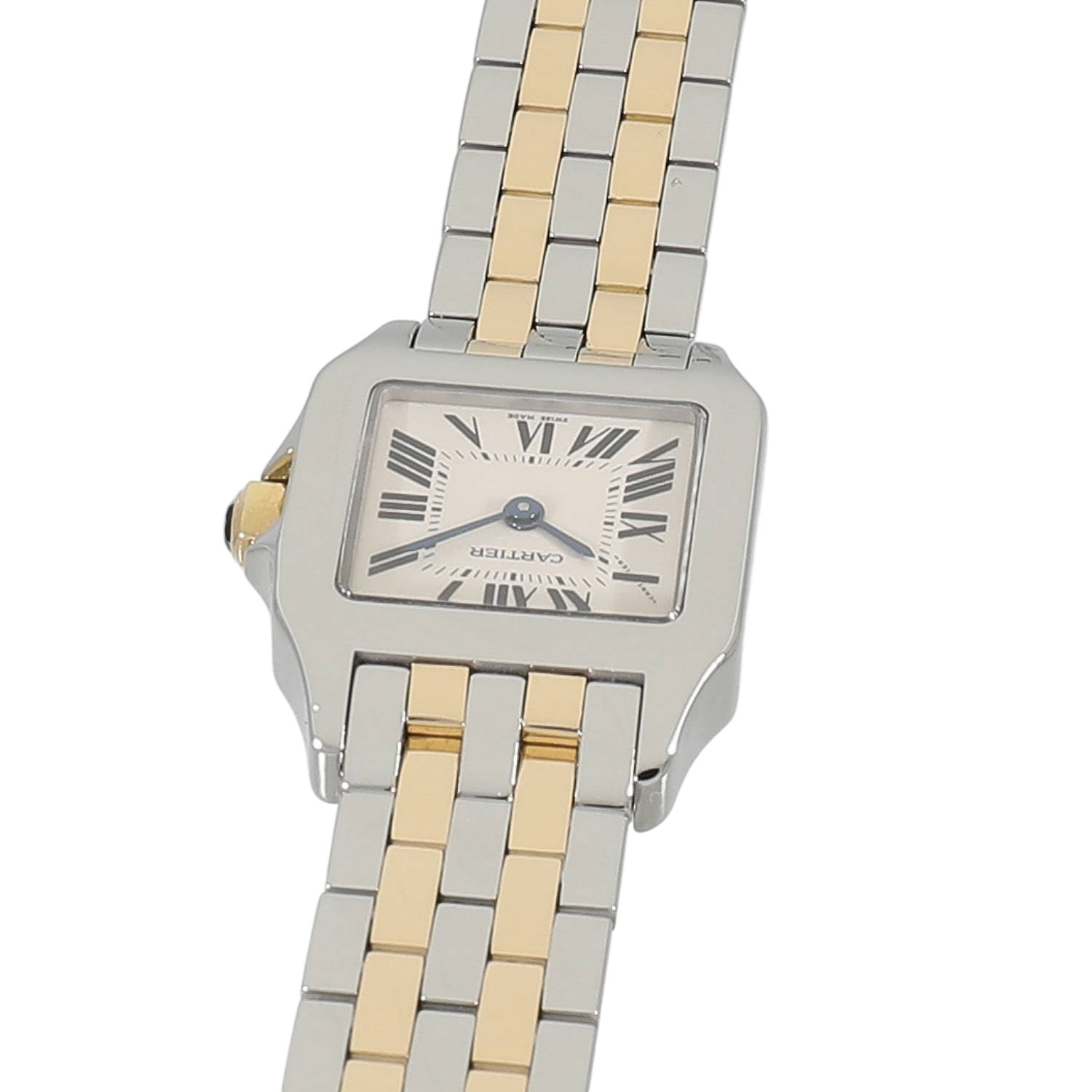 ☆良品 カルティエ サントスドゥモワゼル W25066Z6 レディース 【中古】 W25066Z6 カルティエ(Cartier) サントス ドゥモワゼル SM 新品