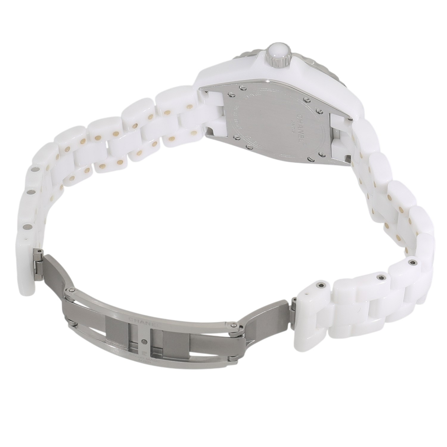 C10228 | [中古]シャネル J12 ホワイトセラミック 33MM H1628 ホワイト