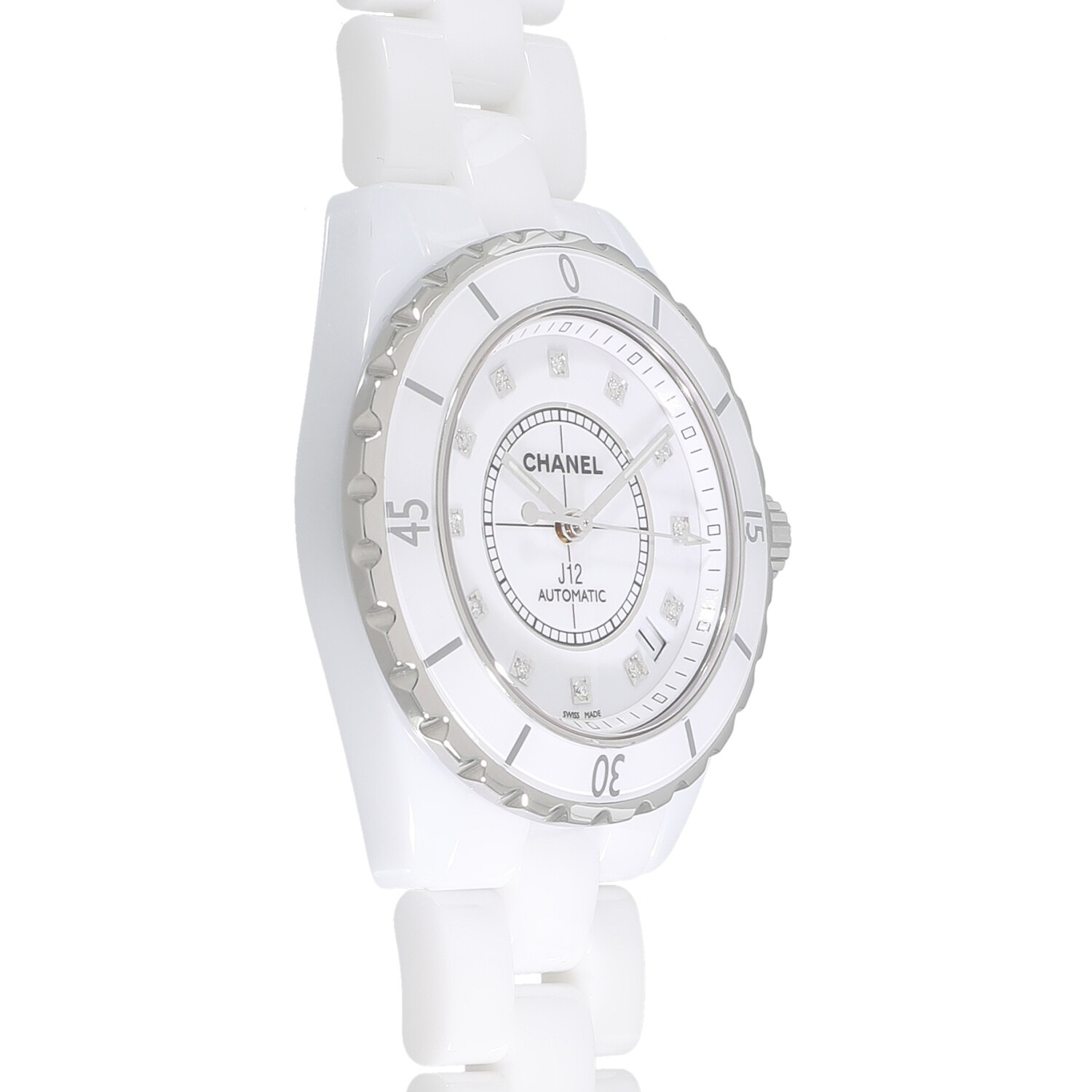C9228 | [中古]シャネル J12 ホワイトセラミック 38MM H1629 ホワイト