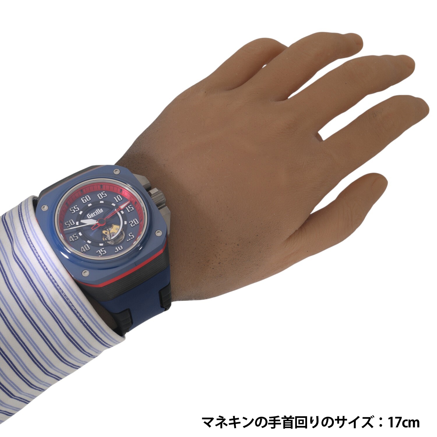 【極美品】ゴリラウォッチ ファストバックFBY28.0 ブルー・デーモン 極美品】ゴリラウォッチ ファストバックFBY28.0 ブルー