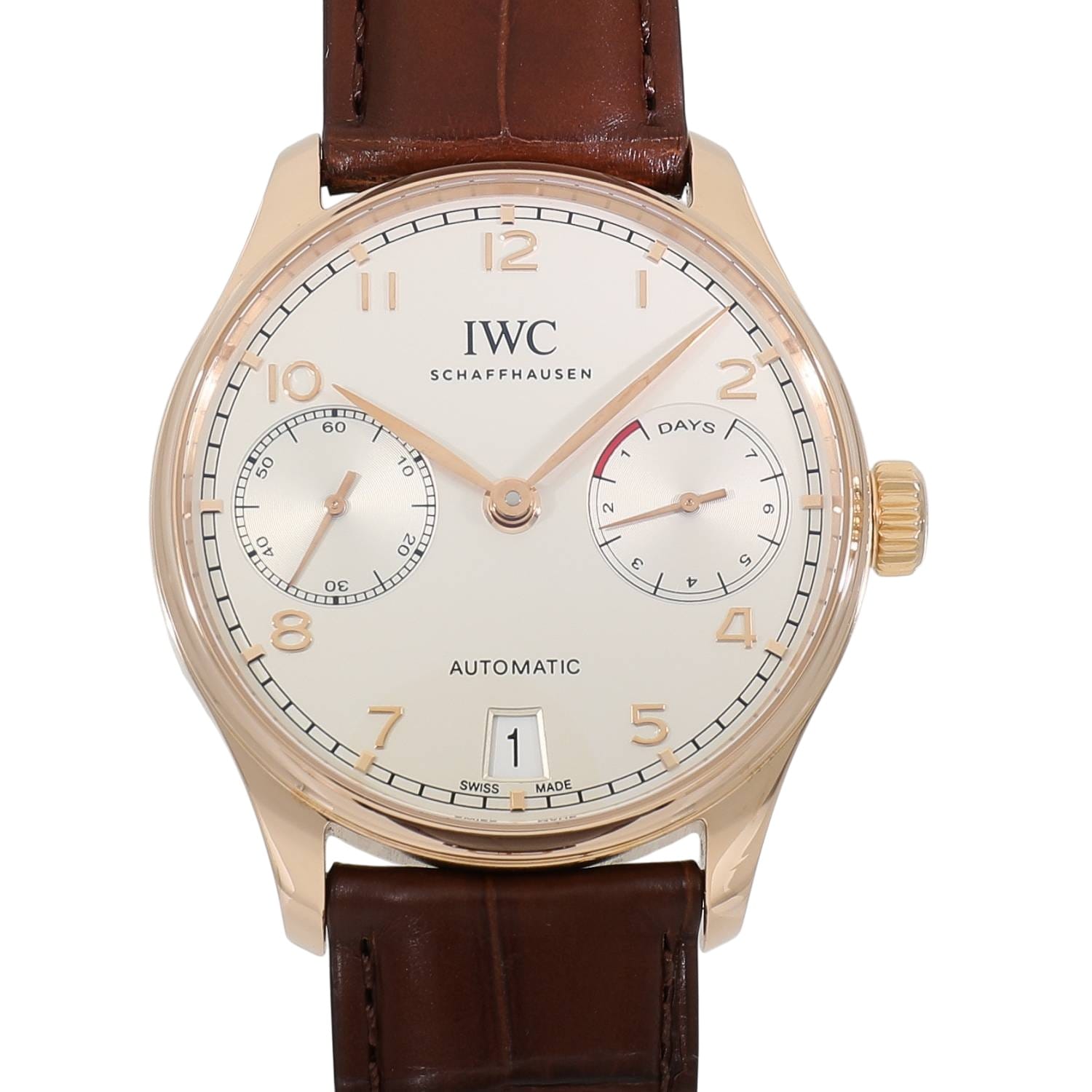 [����]IWC �|���g�M�[�[ �I�[�g�}�e�B�b�N 7�f�C�Y �p���[���U�[�u IW500701 �V���o�[ �����Y