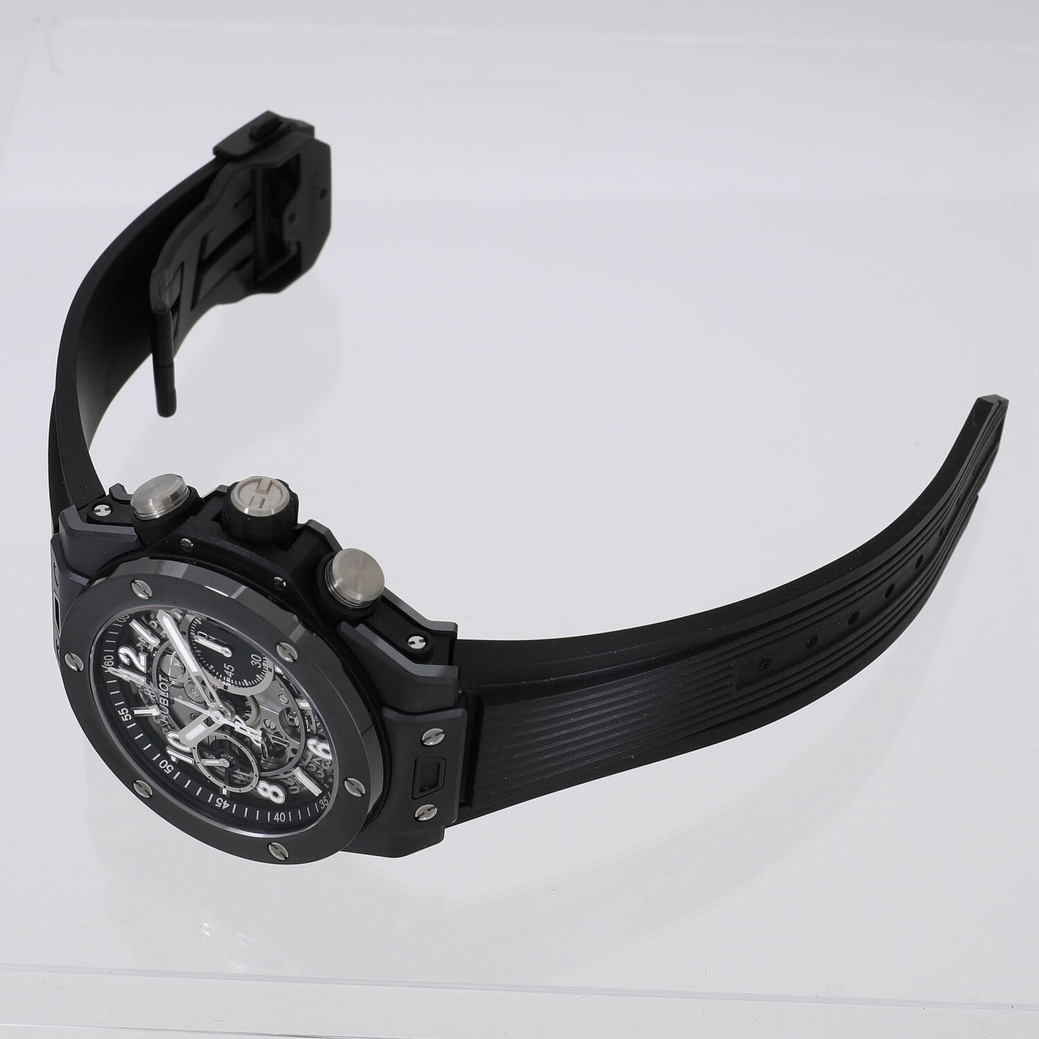 ウブロ HUBLOT ビッグバン クロコ×ラバーバンド 純正 替え ベルト