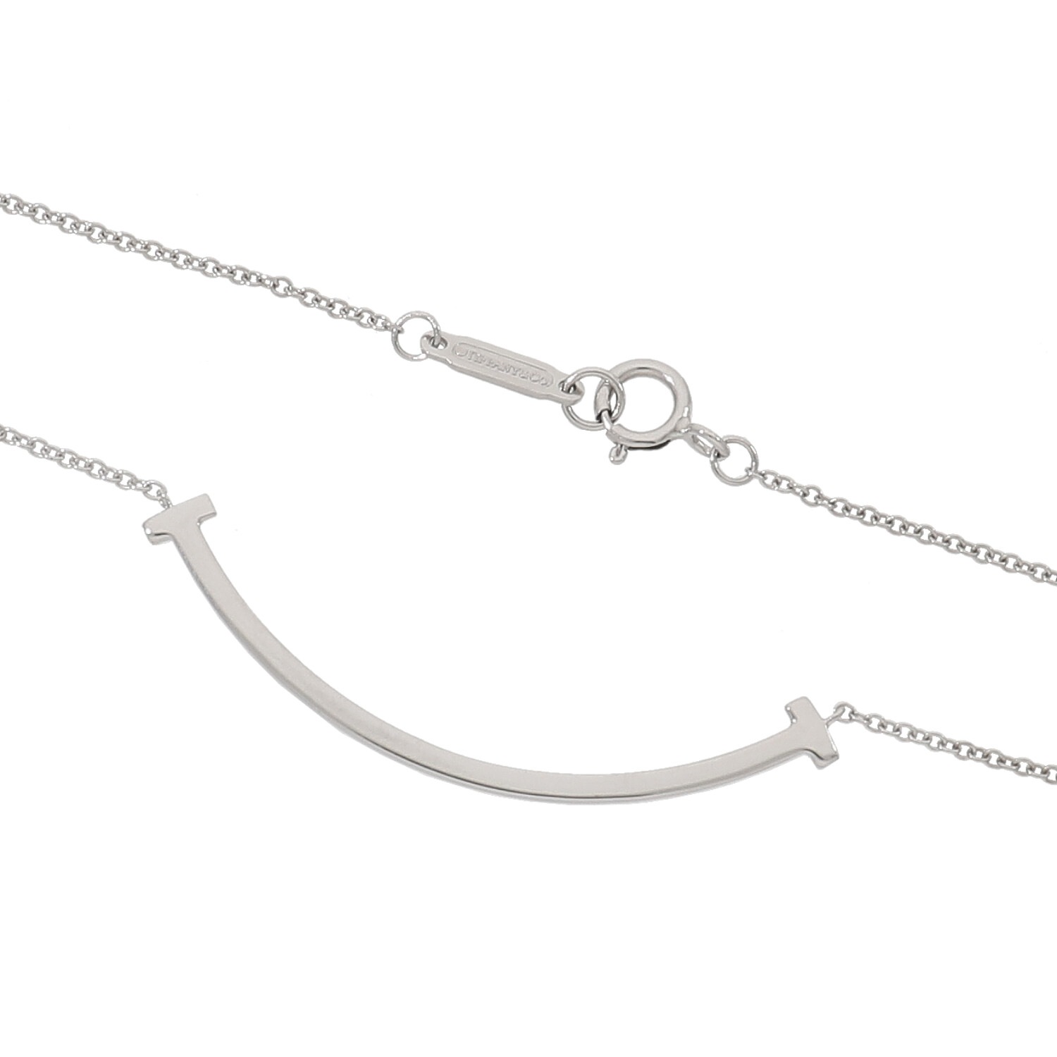 T9529 | [中古]ティファニー Tスマイル ペンダント スモール