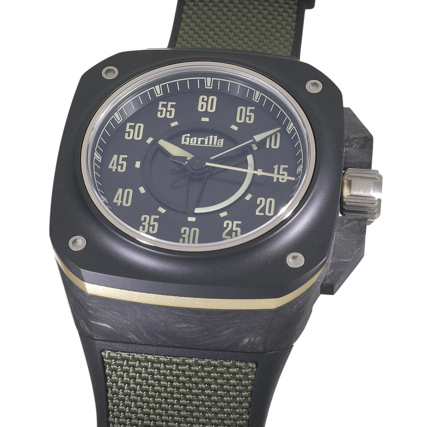 G10130 | [未使用]ゴリラ ウォッチ ファストバック ファントム