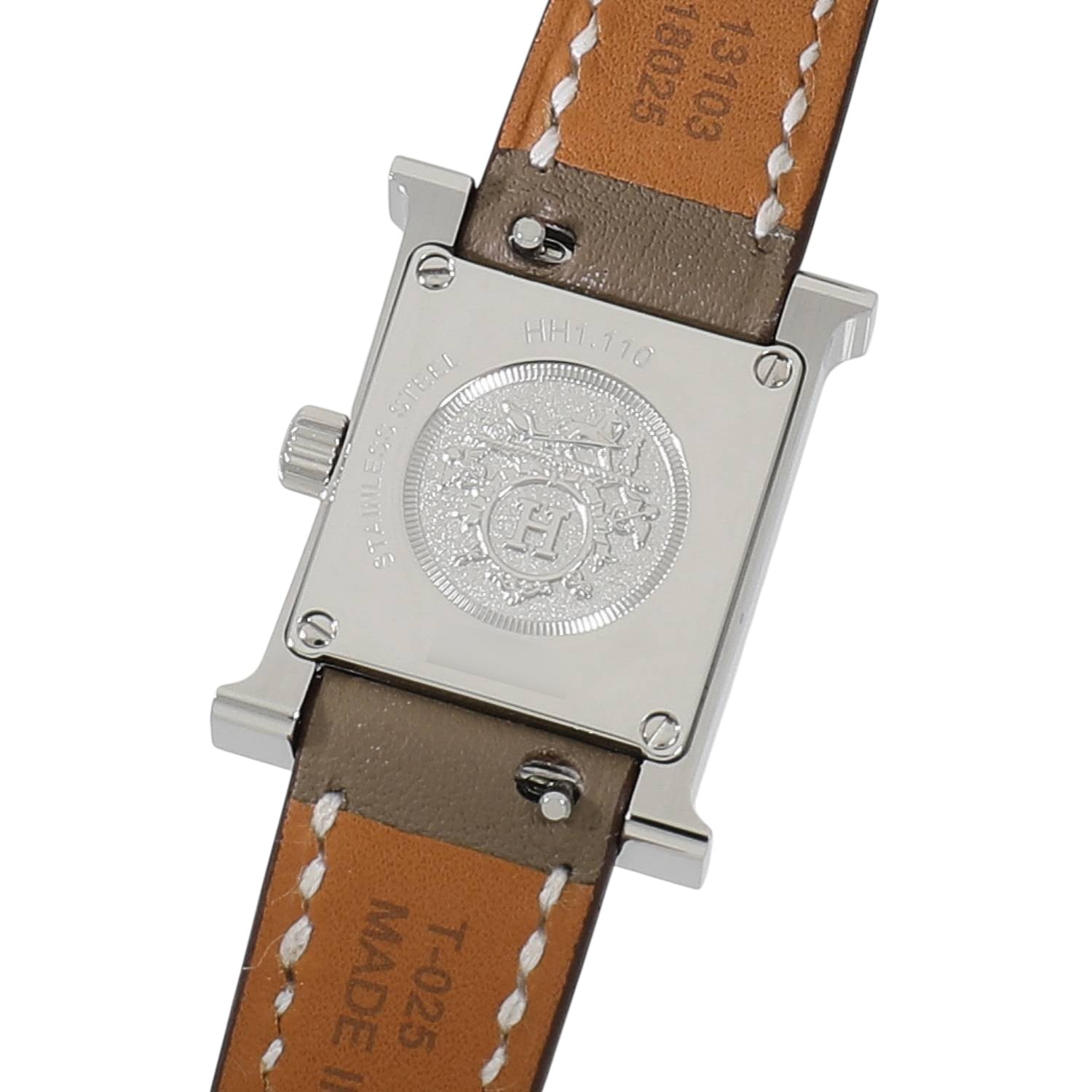 H20173 | [中古]エルメス Hウォッチ ミニ 21mm W403480WW00 / HH1.110