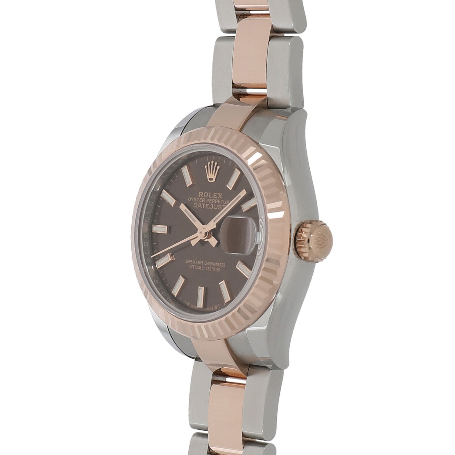 新品同様 ロレックス ROLEX デイトジャスト 279171 ランダム番 ルーレット サンレイローズカラー K18PG 自動巻き Datejust VLP 90245120 新品同様 ロレックス ROLEX デイトジャスト 279171 ランダム番