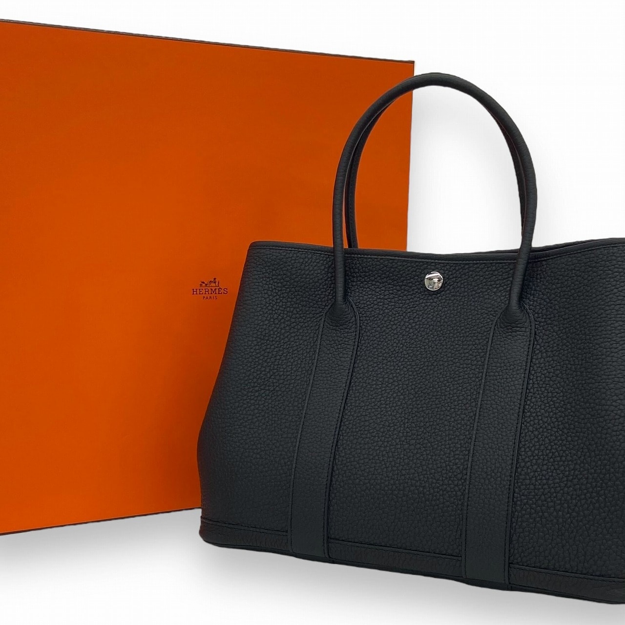 H8932 | [未使用]エルメス ガーデンパーティ 36 PM ネゴンダ ノワール