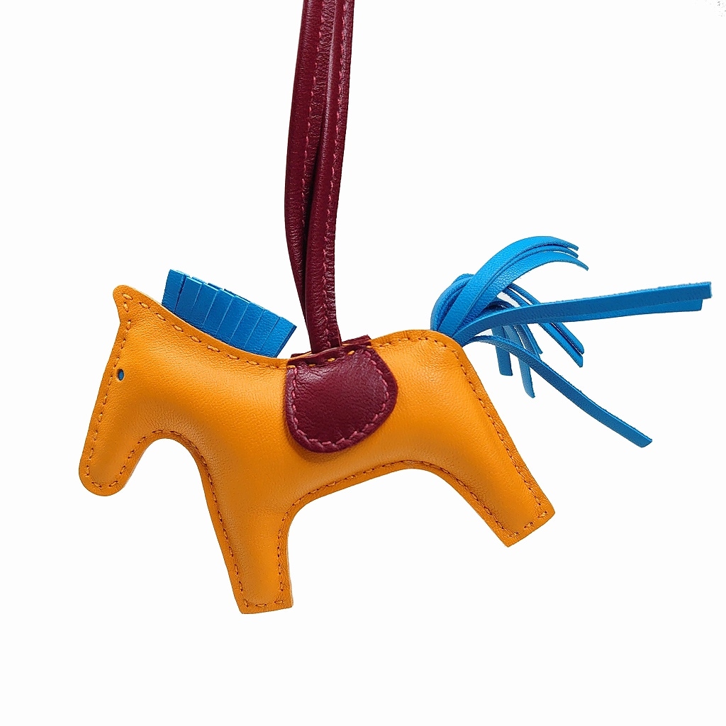 新品 エルメス ロデオPM ジョーヌドール ブルー HERMES