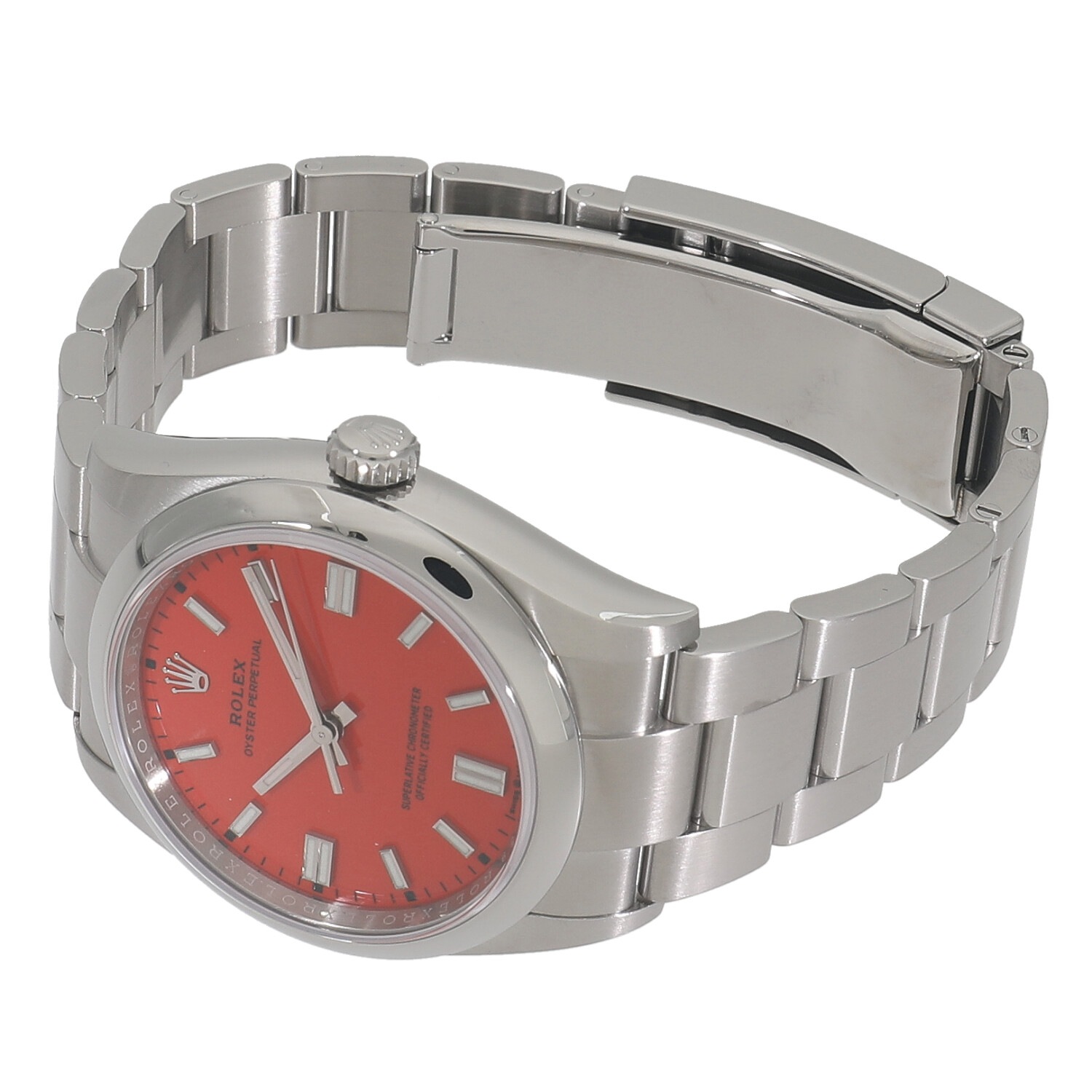 【即購入可能】 ロレックス インサート 赤バック 新品)ROLEX ロレックス オイスターパーペチュアル 36 126000 コーラル