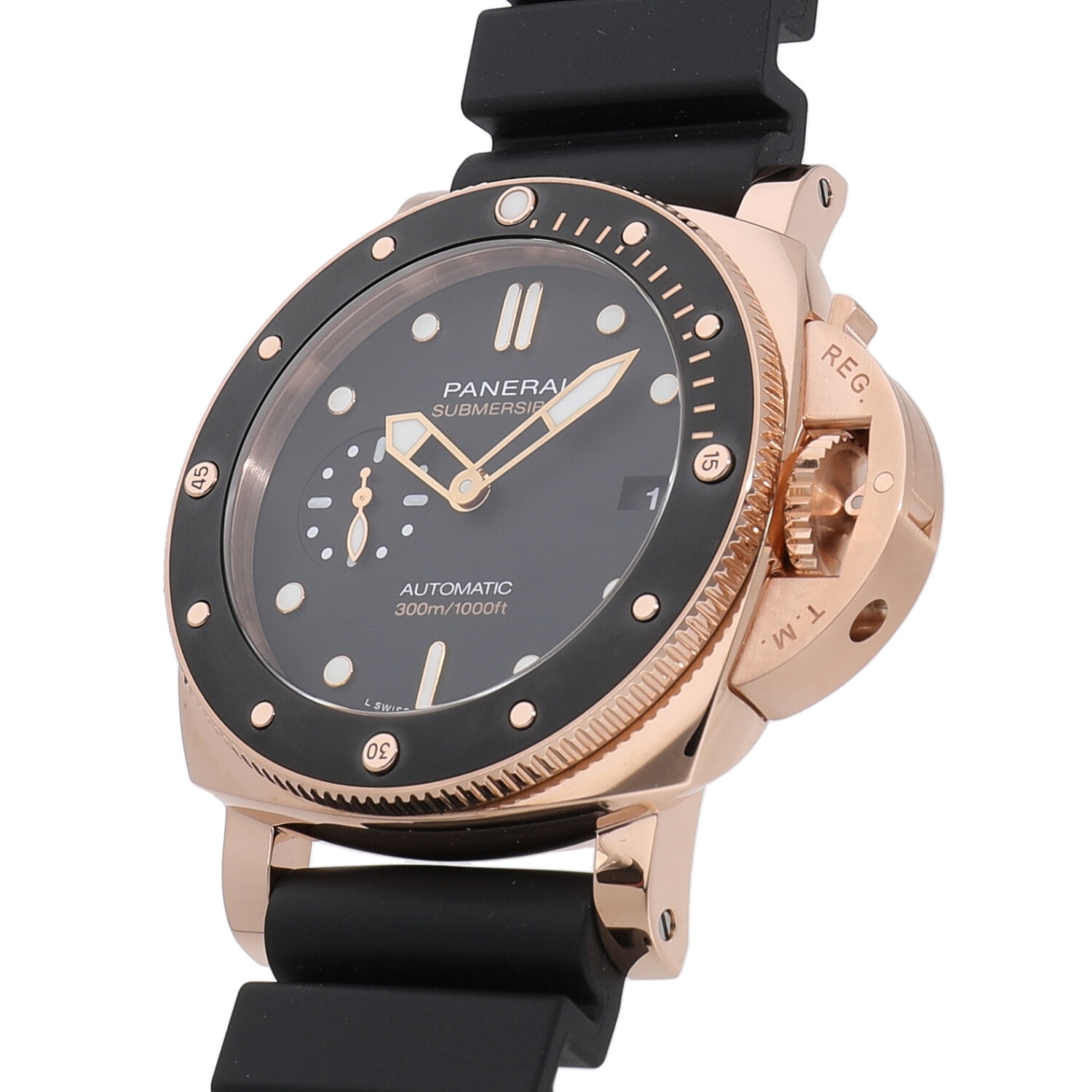 P6134 | [新品]パネライ サブマーシブル ゴールドテック 42MM ブラック