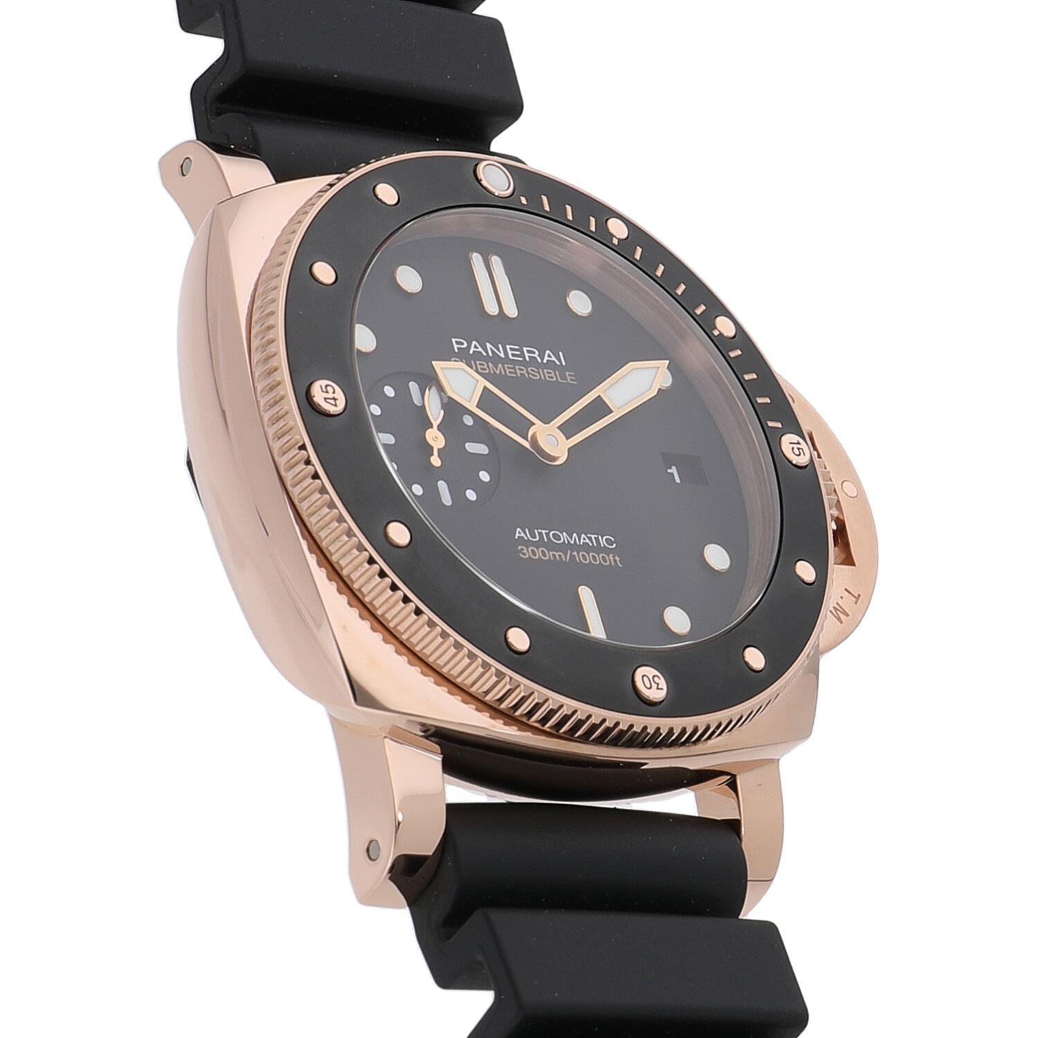P6134 | [新品]パネライ サブマーシブル ゴールドテック 42MM ブラック