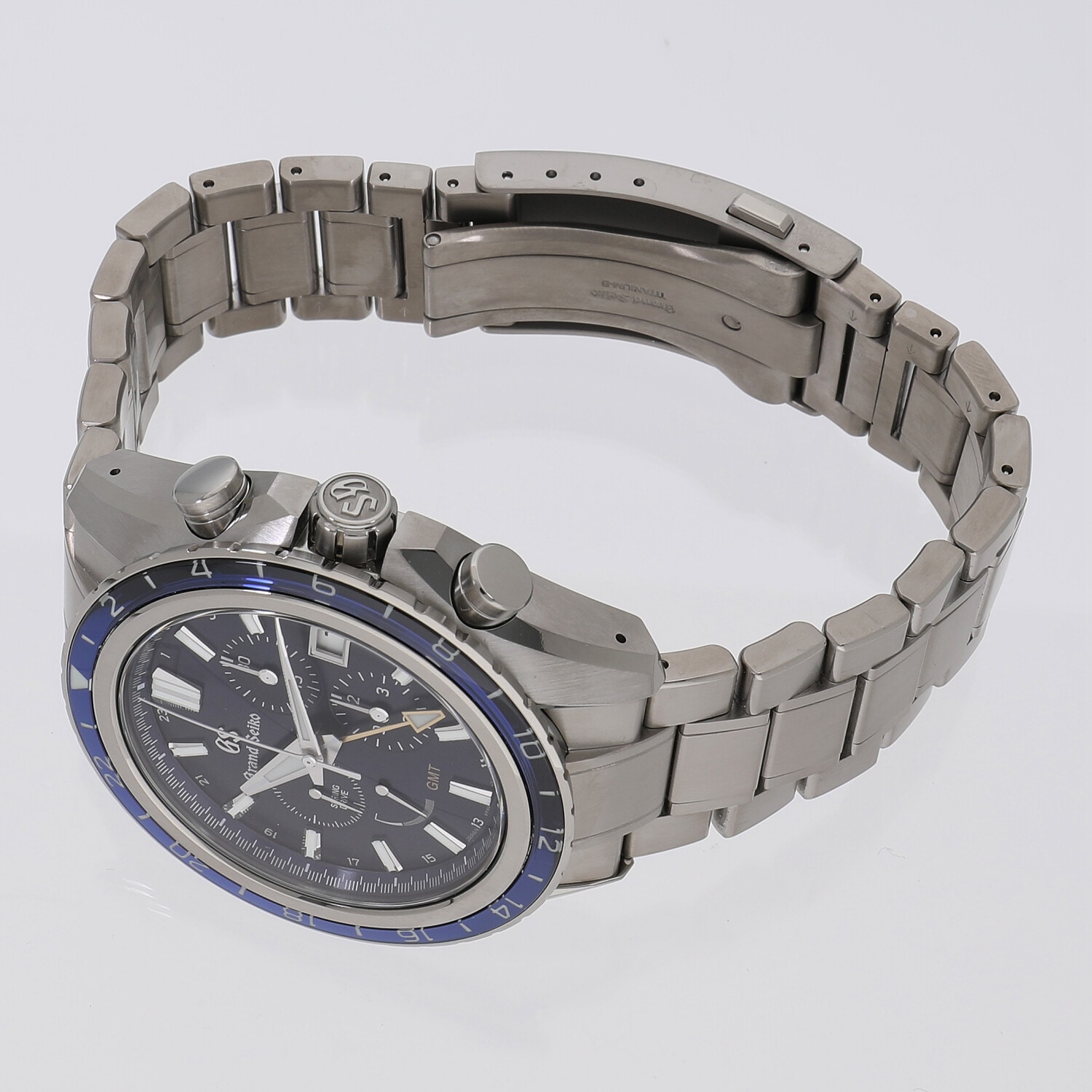 SEIKO LAND MASTER TITANIUM クロノグラフ メンズ腕時計