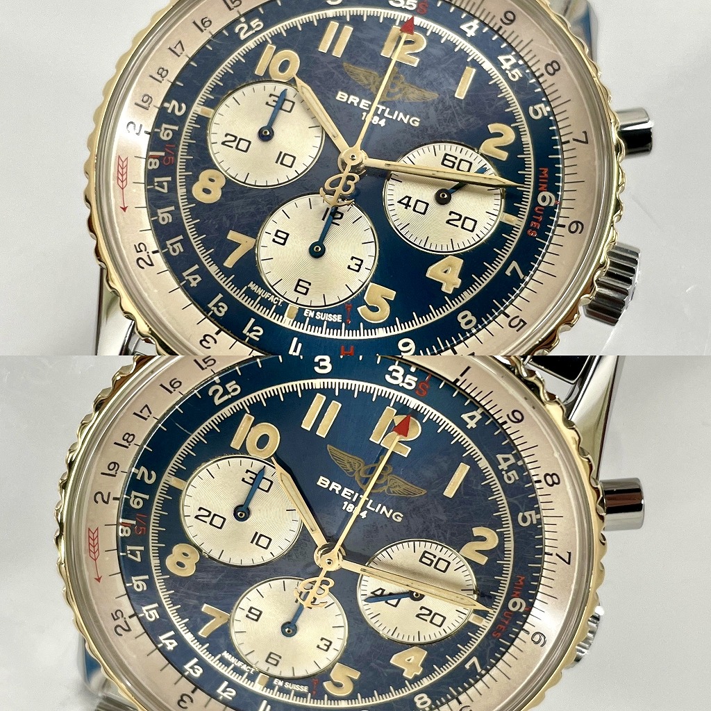 B7234 | [中古]ブライトリング ナビタイマー92 D30021 ブルー×シルバー
