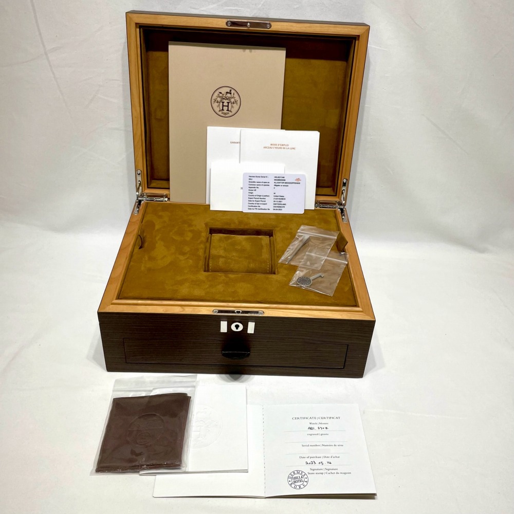 H9834 | [中古]エルメス アルソー ルール ドゥ ラ リュンヌ ブルー