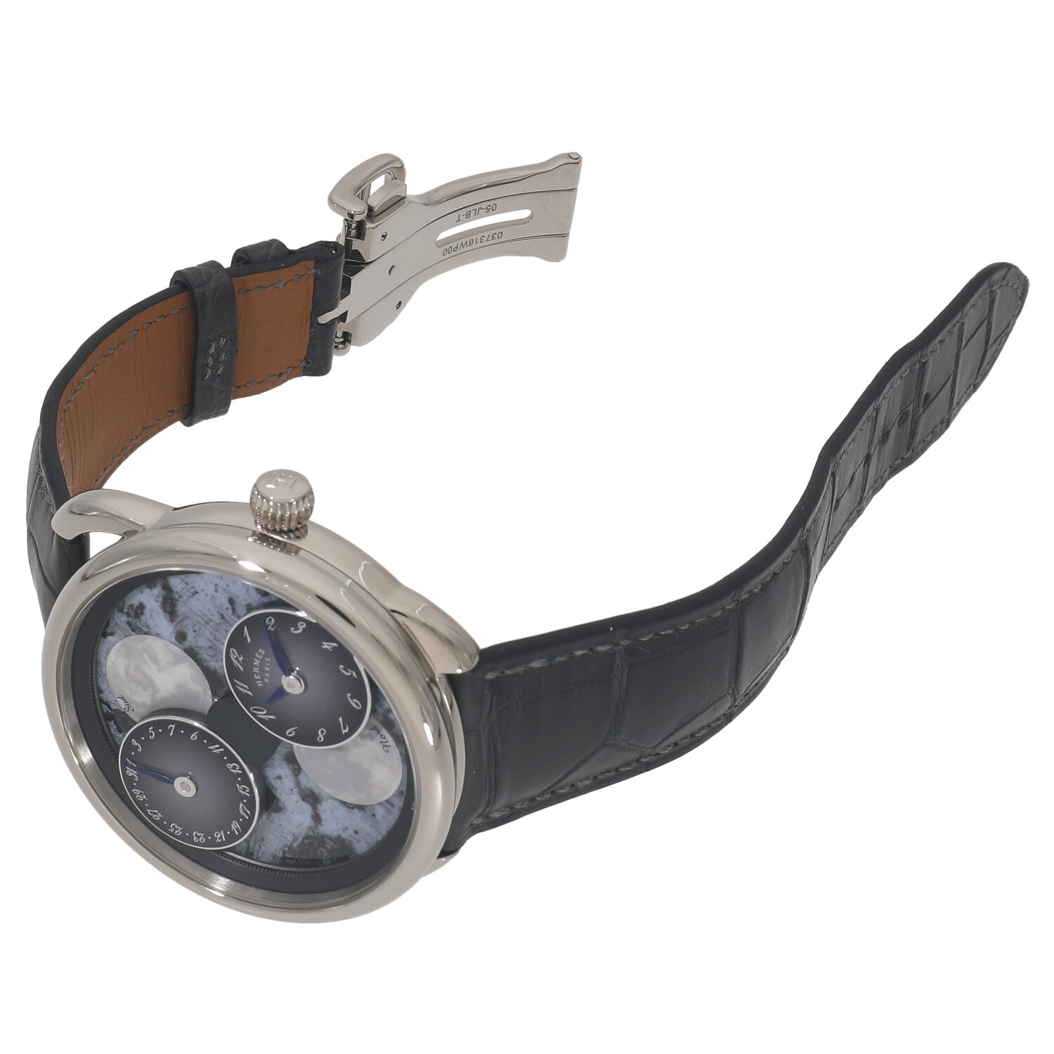 H9834 | [中古]エルメス アルソー ルール ドゥ ラ リュンヌ ブルー 
