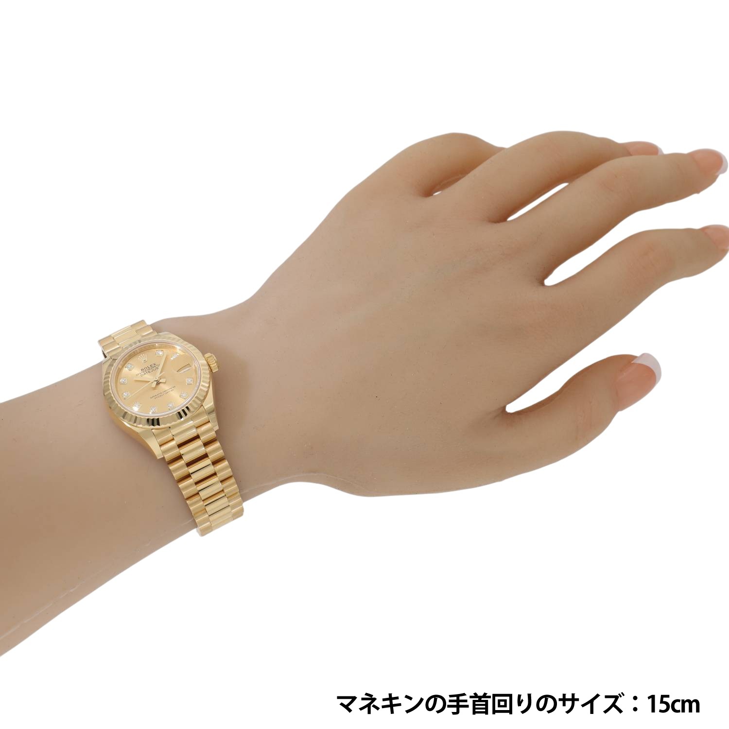 R11466 | [新品]ロレックス レディ デイトジャスト 279178G シャンパン