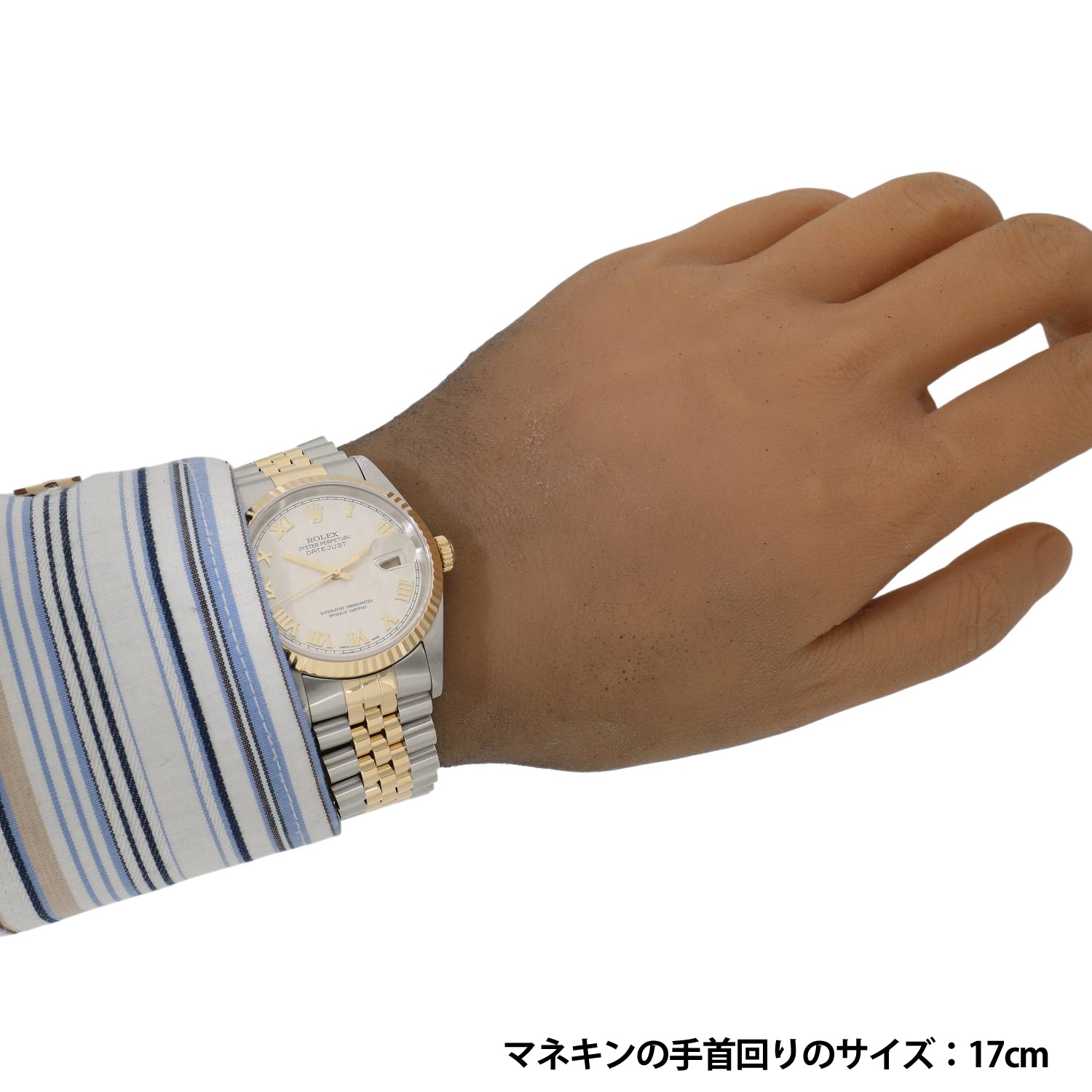 R11913 | [中古]ロレックス デイトジャスト 16233 P番 アイボリー