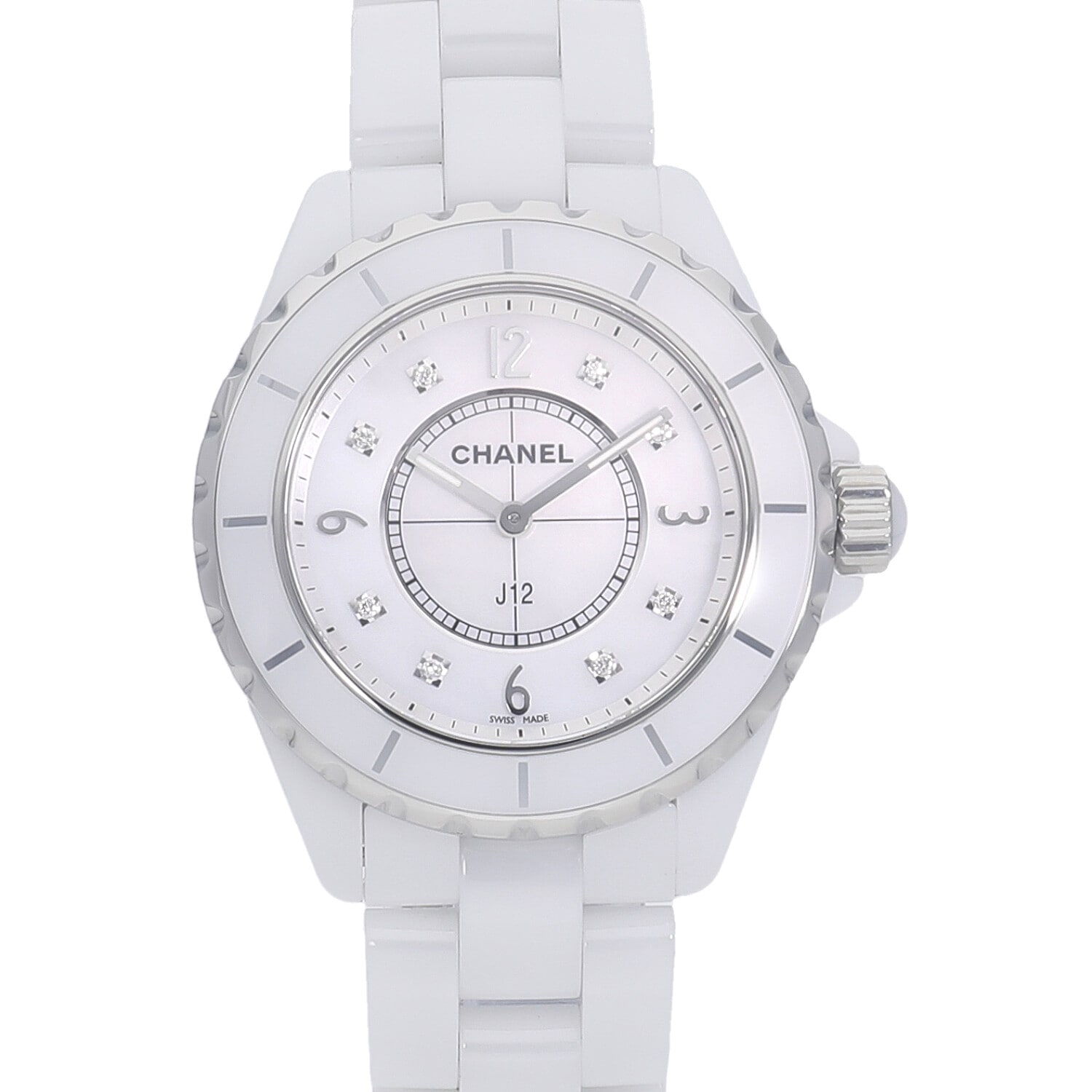 C4936 | [新品]シャネル J12 ホワイトセラミック 38MM ホワイトシェル