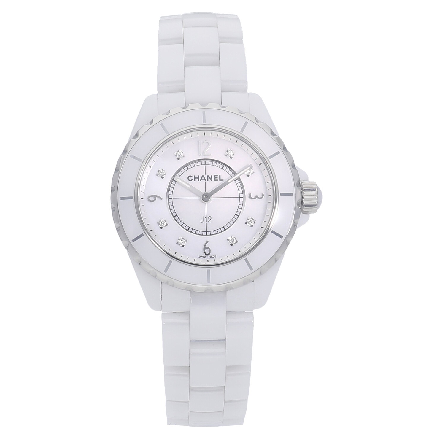 C4936 | [新品]シャネル J12 ホワイトセラミック 38MM ホワイトシェル