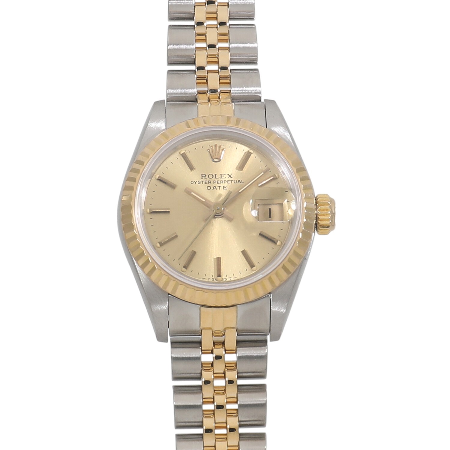 R10037 | [中古]ロレックス デイトジャスト 69173 83番 シャンパン