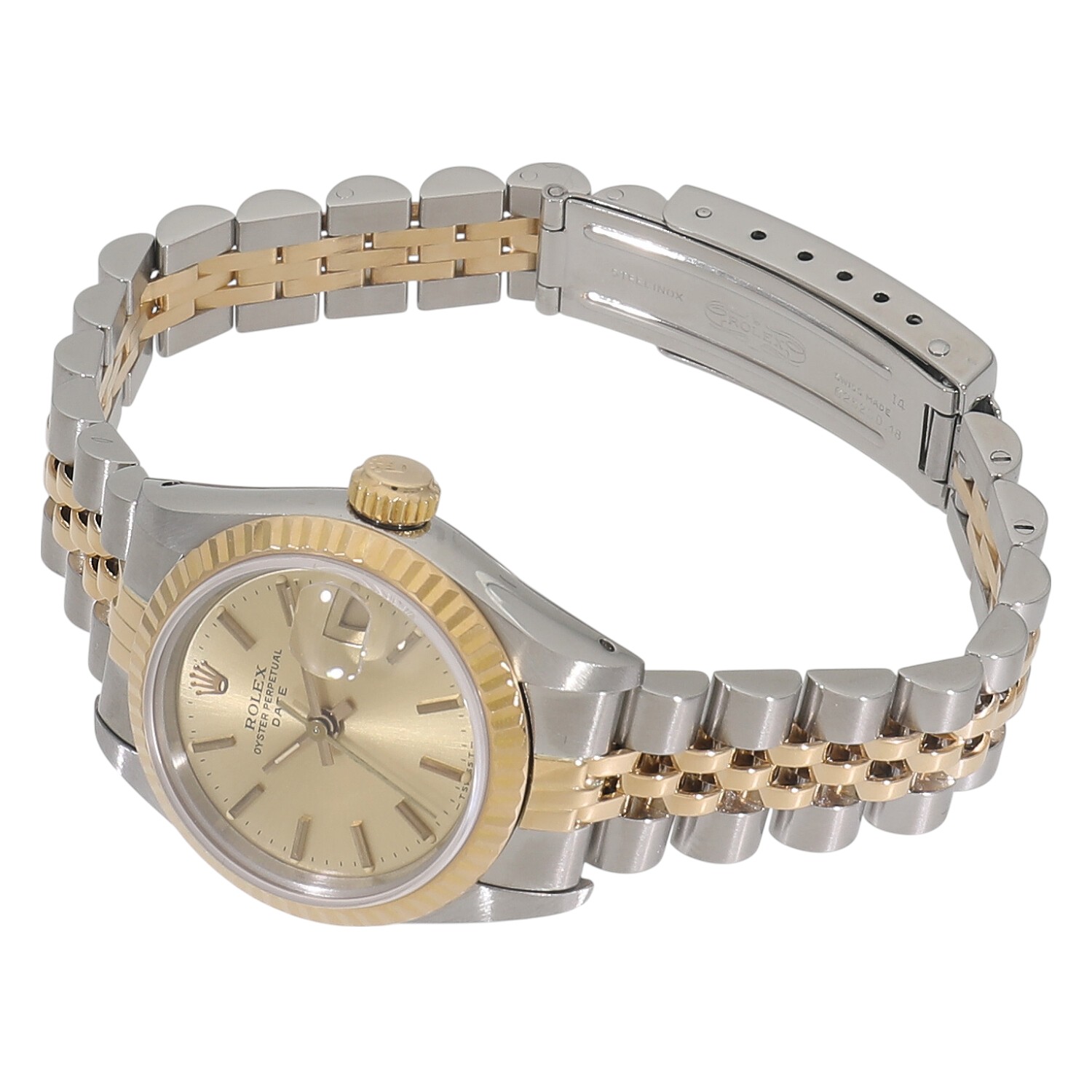 R10037 | [中古]ロレックス デイトジャスト 69173 83番 シャンパン