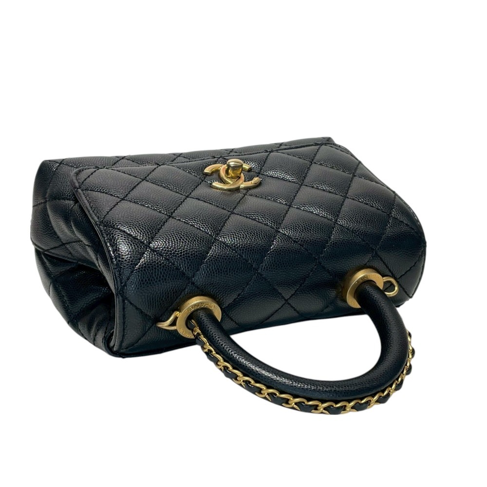 シャネル マトラッセ ココマーク キャビアスキン ブラック 楽天市場】【中古】CHANELマトラッセ ココマーク キャビアスキン