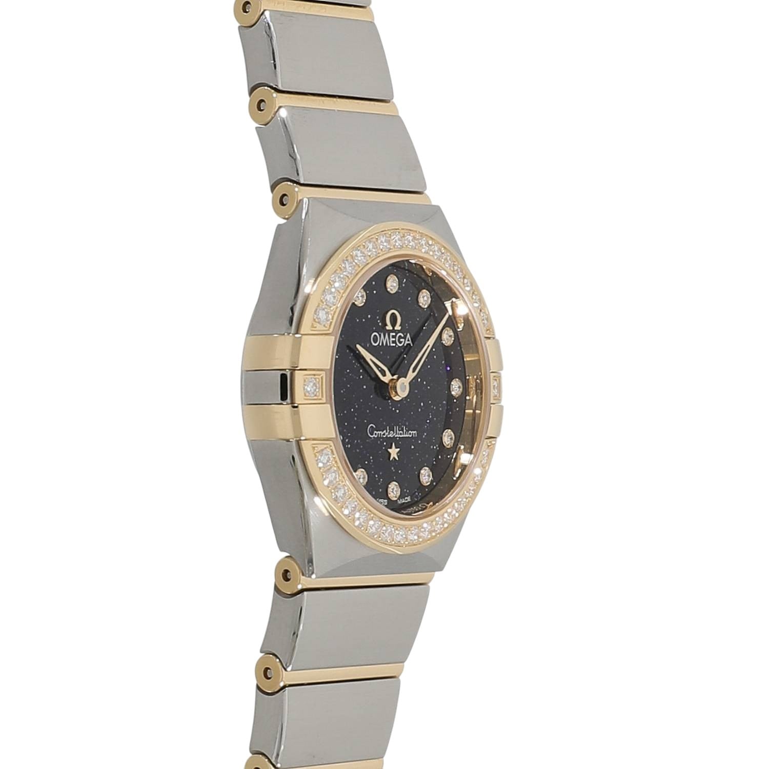 O4137 | [新品]オメガ コンステレーション クォーツ 25MM ダイヤベゼル