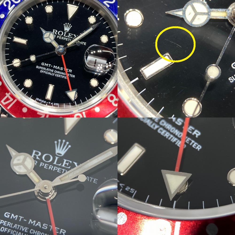 R9838 | [中古]ロレックス GMTマスター 16700 E番 ブラック メンズ