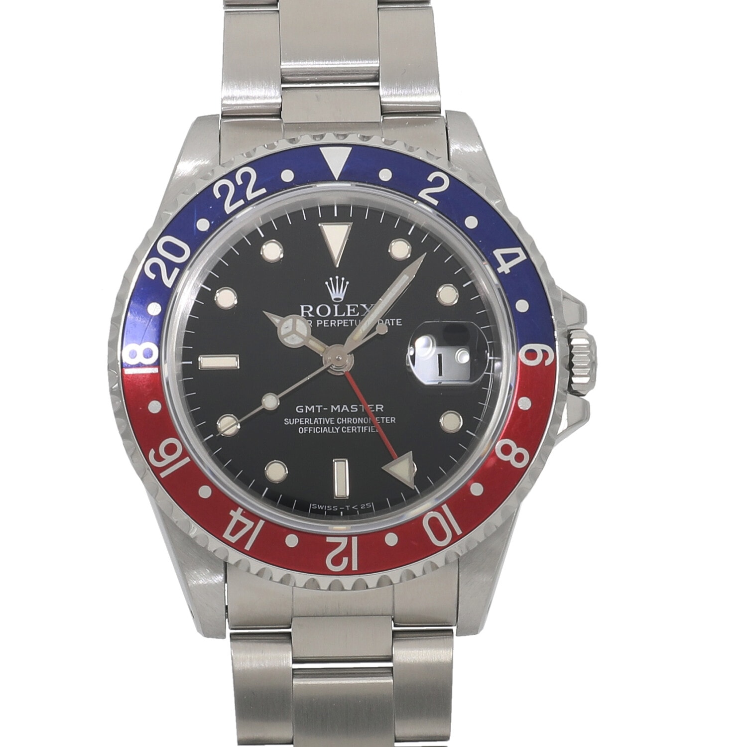 R9838 | [中古]ロレックス GMTマスター 16700 E番 ブラック メンズ 