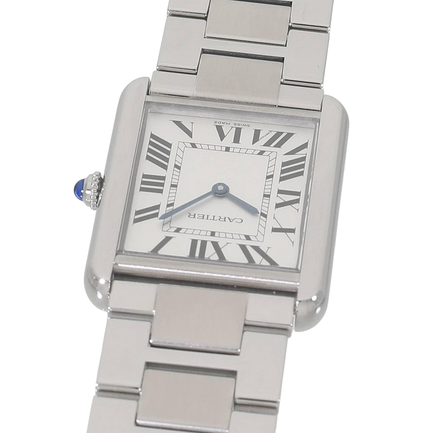 カルティエ タンク ソロ LM W5200014 シルバー SS メンズ 腕時計 カルティエ タンク ソロ LM W5200014 シルバー SS メンズ 腕時計