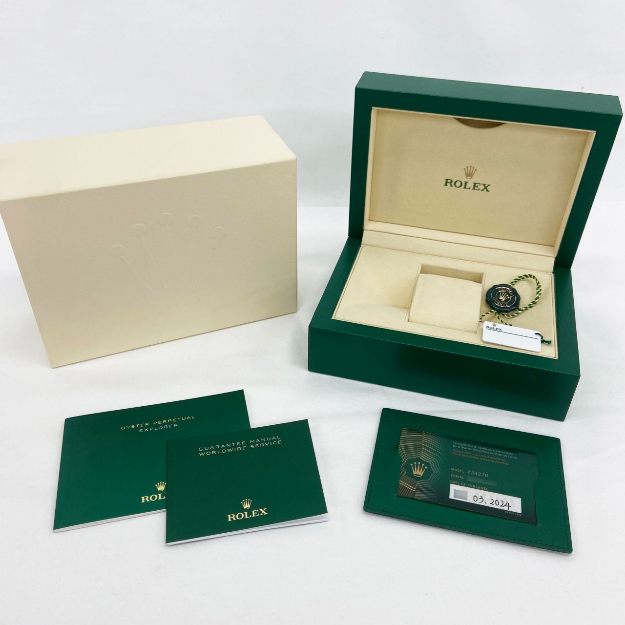 ROLEX 箱セット R8540 | [未使用]ロレックス エクスプローラー 40 224270 ランダム