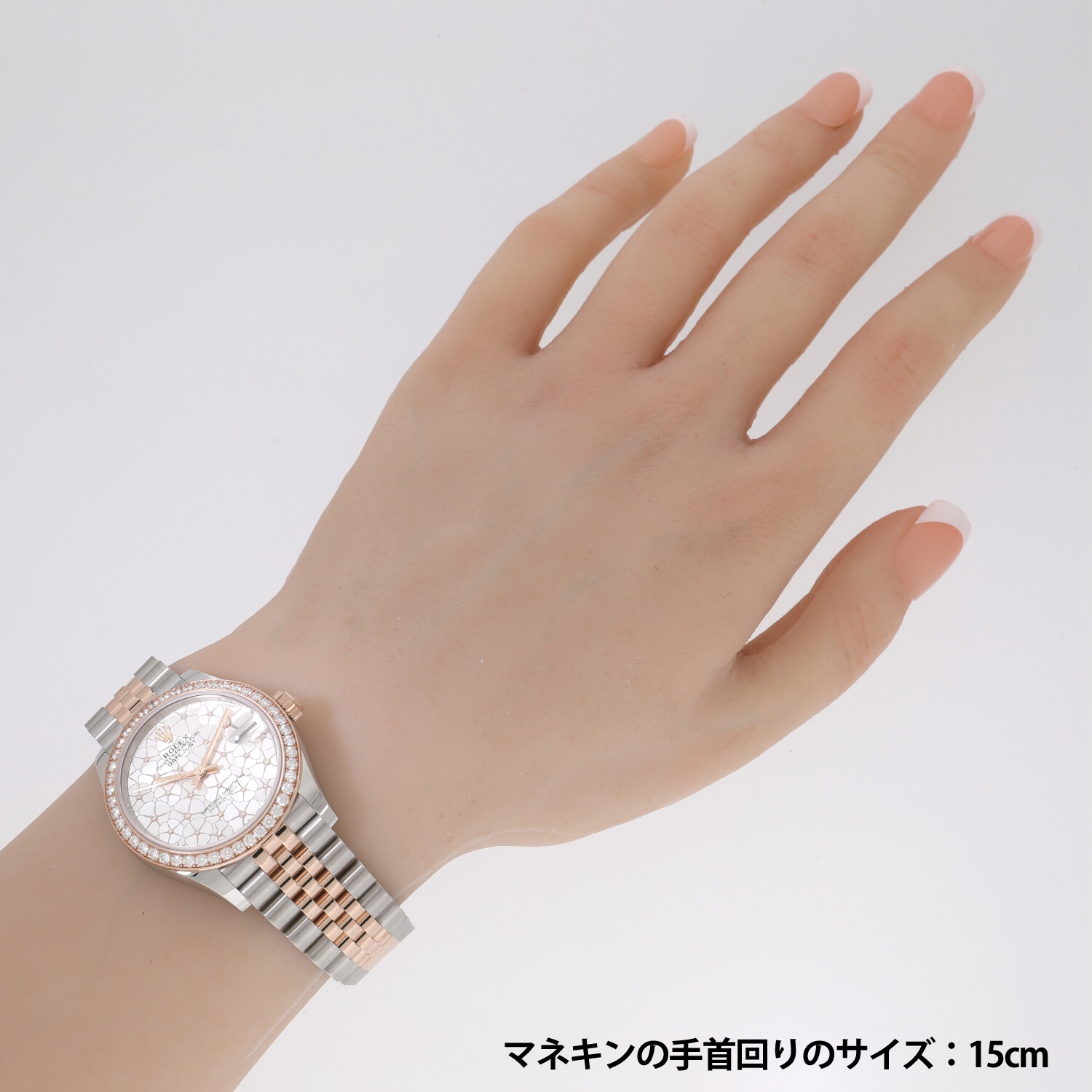 R6941 | [未使用]ロレックス デイトジャスト 31 シルバーフローラル