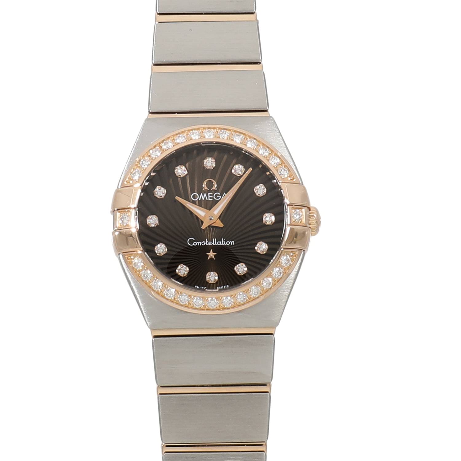 OMEGA時計オメガコンステレーション123.25.24.60.63.001電池 O10642 | [中古]オメガ コンステレーション クォーツ 24mm 123.25