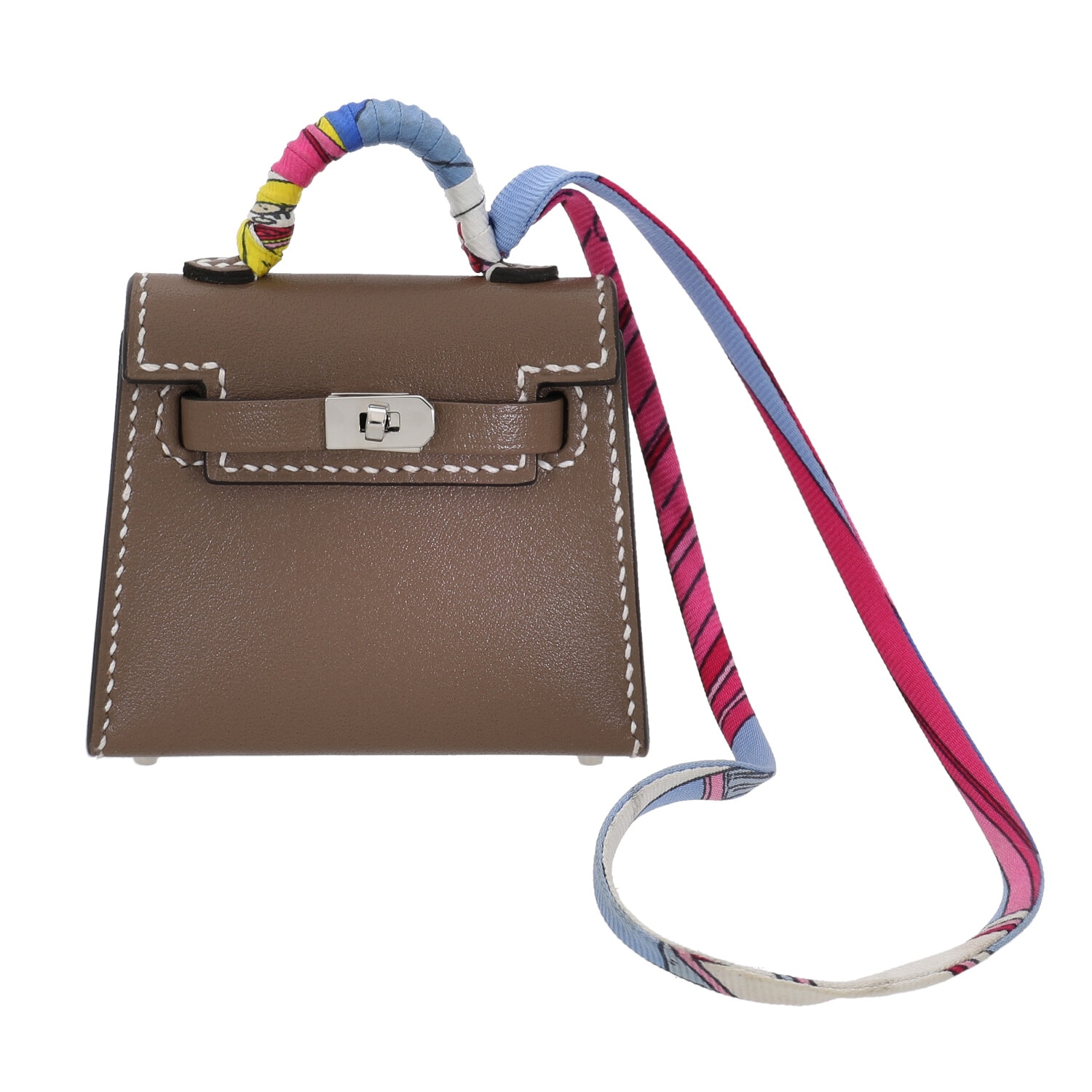 H7642 | [中古]エルメス ミニミニ バッグチャーム ケリーツイリー